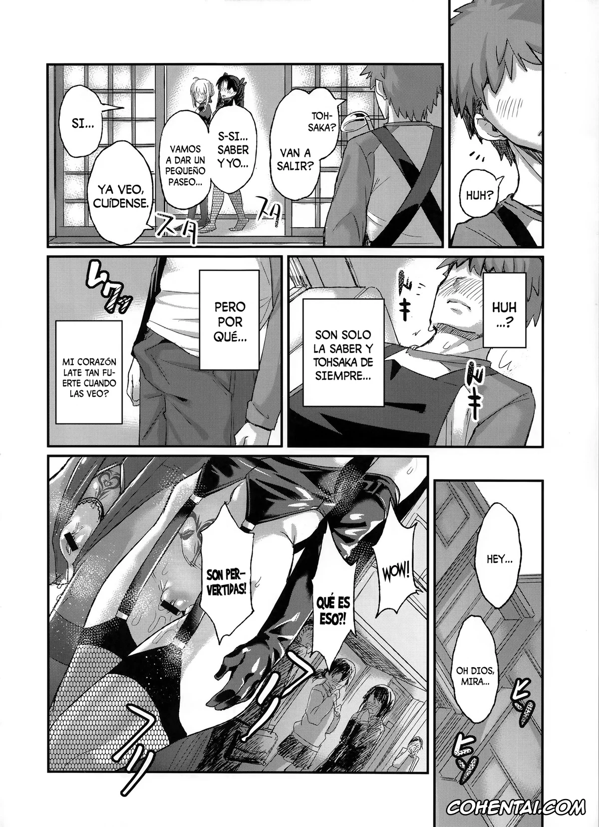 Fate/stay night xxx, Rin Tosaka xxx, Saber | Arturia Pendragon xxx, Shirou Emiya xxx, Taihai no Susume (Fate/stay night), pagina 10