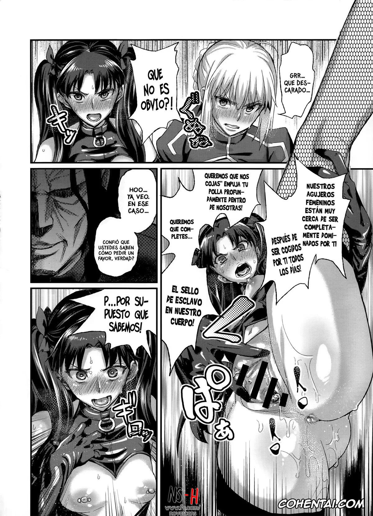 Fate/stay night hentai, Rin Tosaka hentai, Saber | Arturia Pendragon hentai, Shirou Emiya hentai, Taihai no Susume (Fate/stay night), pagina 12