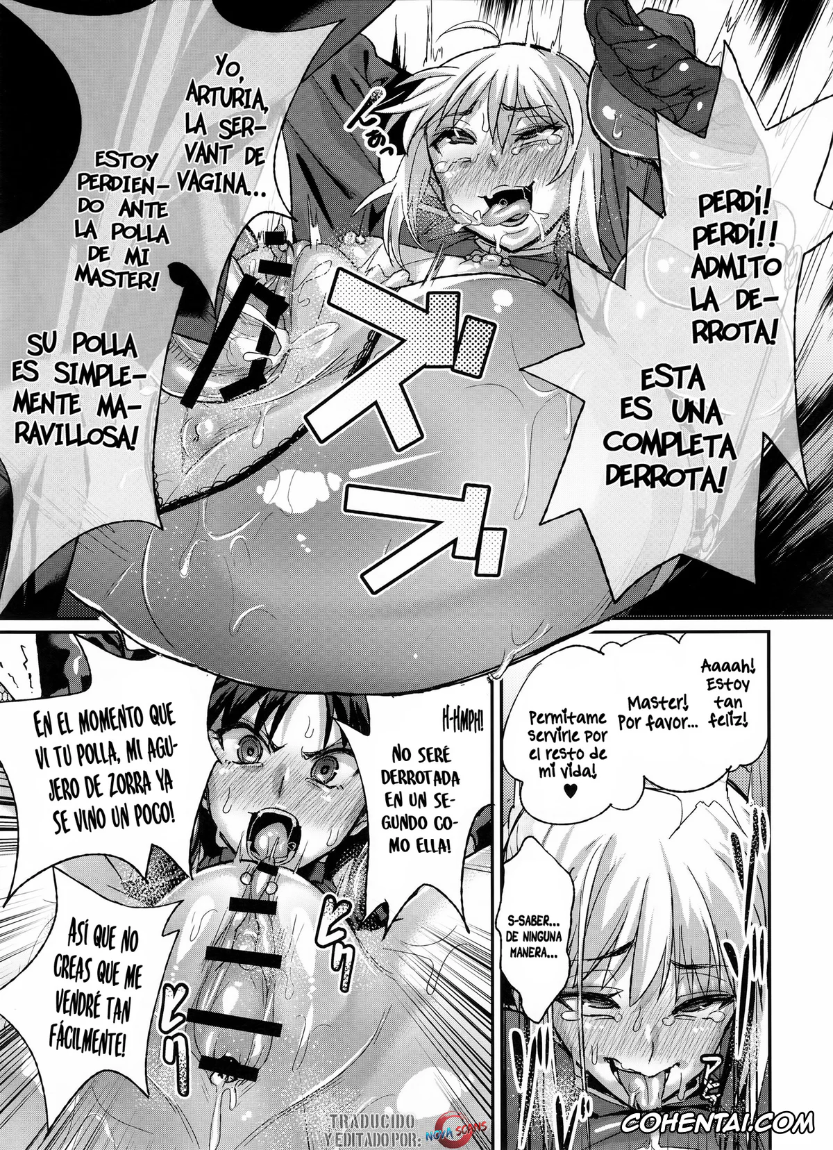 Fate/stay night porno, Rin Tosaka porno, Saber | Arturia Pendragon porno, Shirou Emiya porno, Taihai no Susume (Fate/stay night), pagina 17