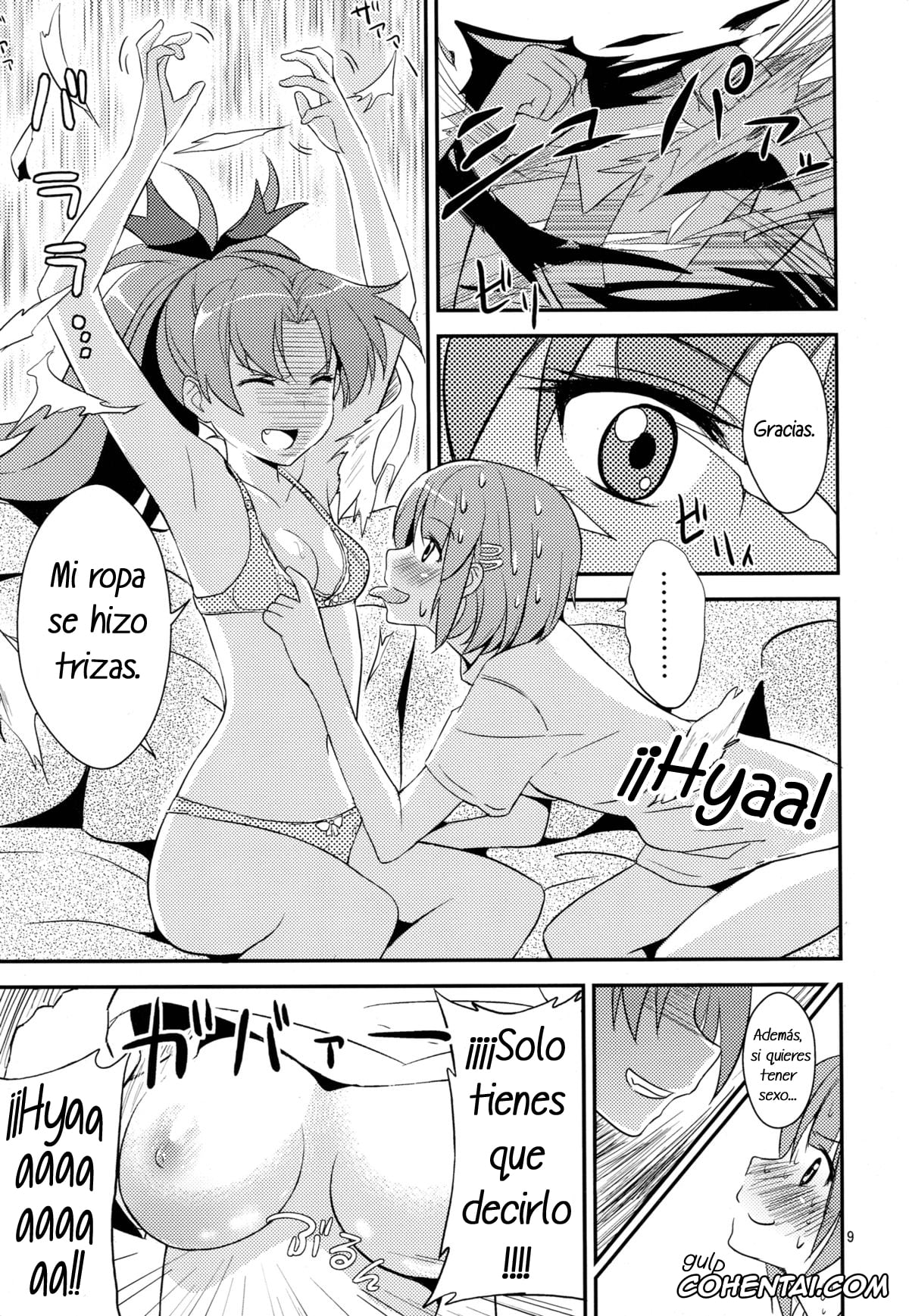 Puella Magi Madoka Magica porno, Kyouko Sakura porno, Sayaka Miki porno, Futarikkiri no MIDSUMMER (Puella Magi Madoka Magica), pagina 8
