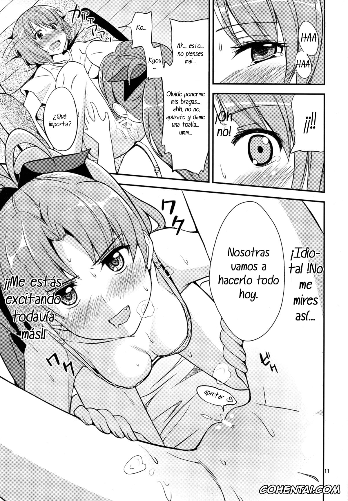 Puella Magi Madoka Magica xxx, Kyouko Sakura xxx, Sayaka Miki xxx, Futarikkiri no MIDSUMMER (Puella Magi Madoka Magica), pagina 10