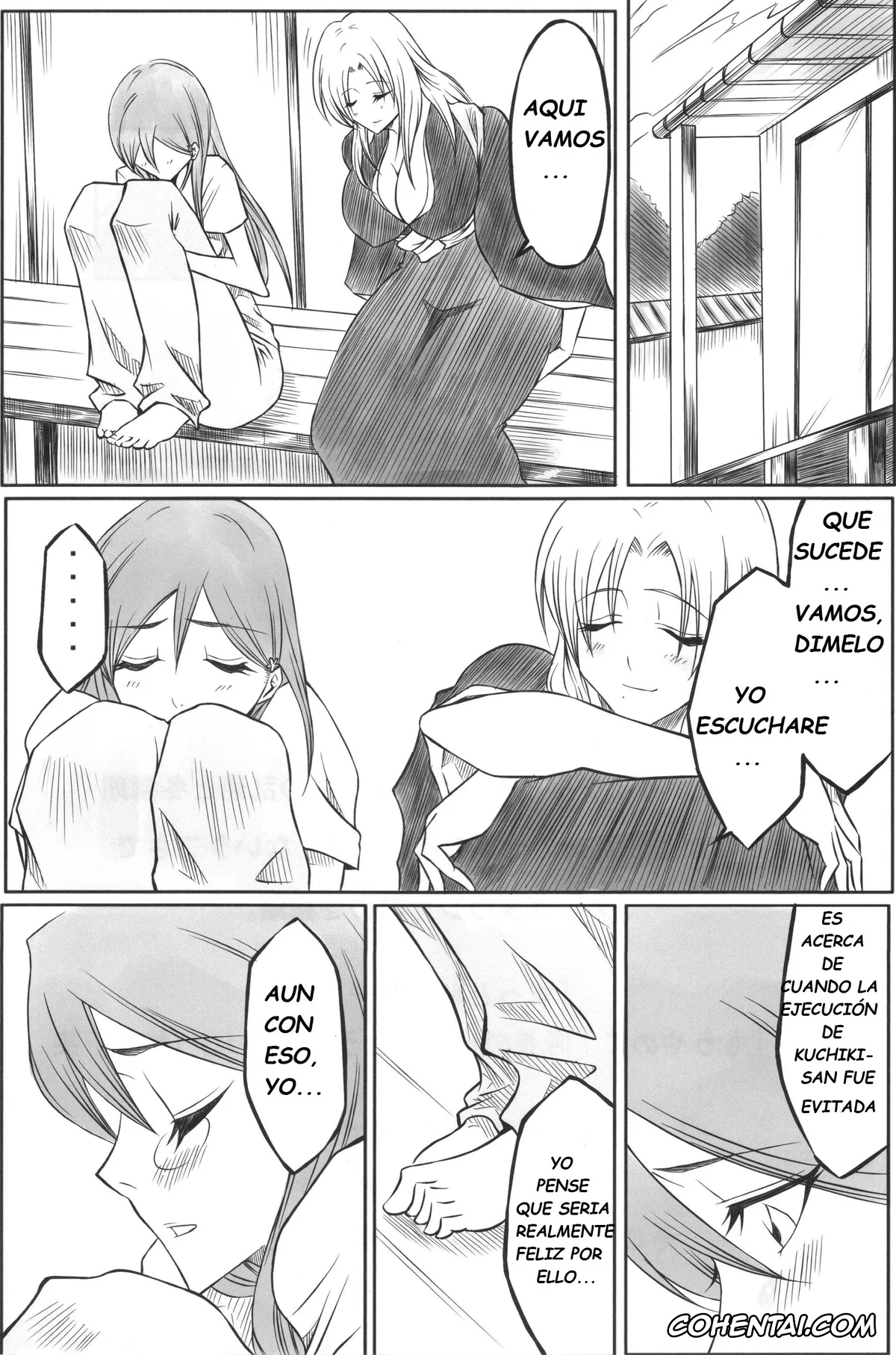 Bleach hentai, Ichigo Kurosaki hentai, Orihime Inoue hentai, Rangiku Matsumoto hentai, Ori (Bleach), pagina 3