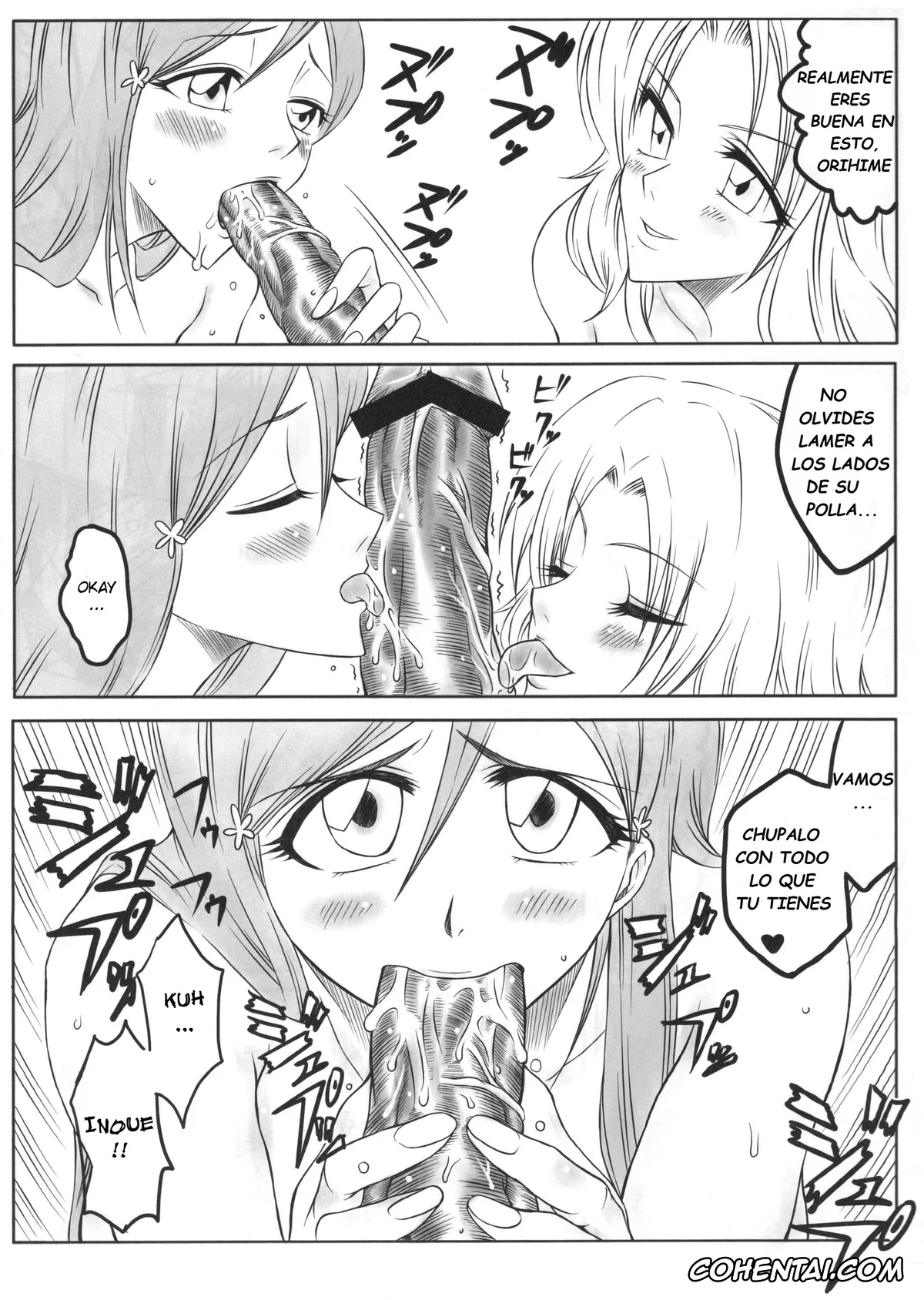 Bleach hentai, Ichigo Kurosaki hentai, Orihime Inoue hentai, Rangiku Matsumoto hentai, Ori (Bleach), pagina 12