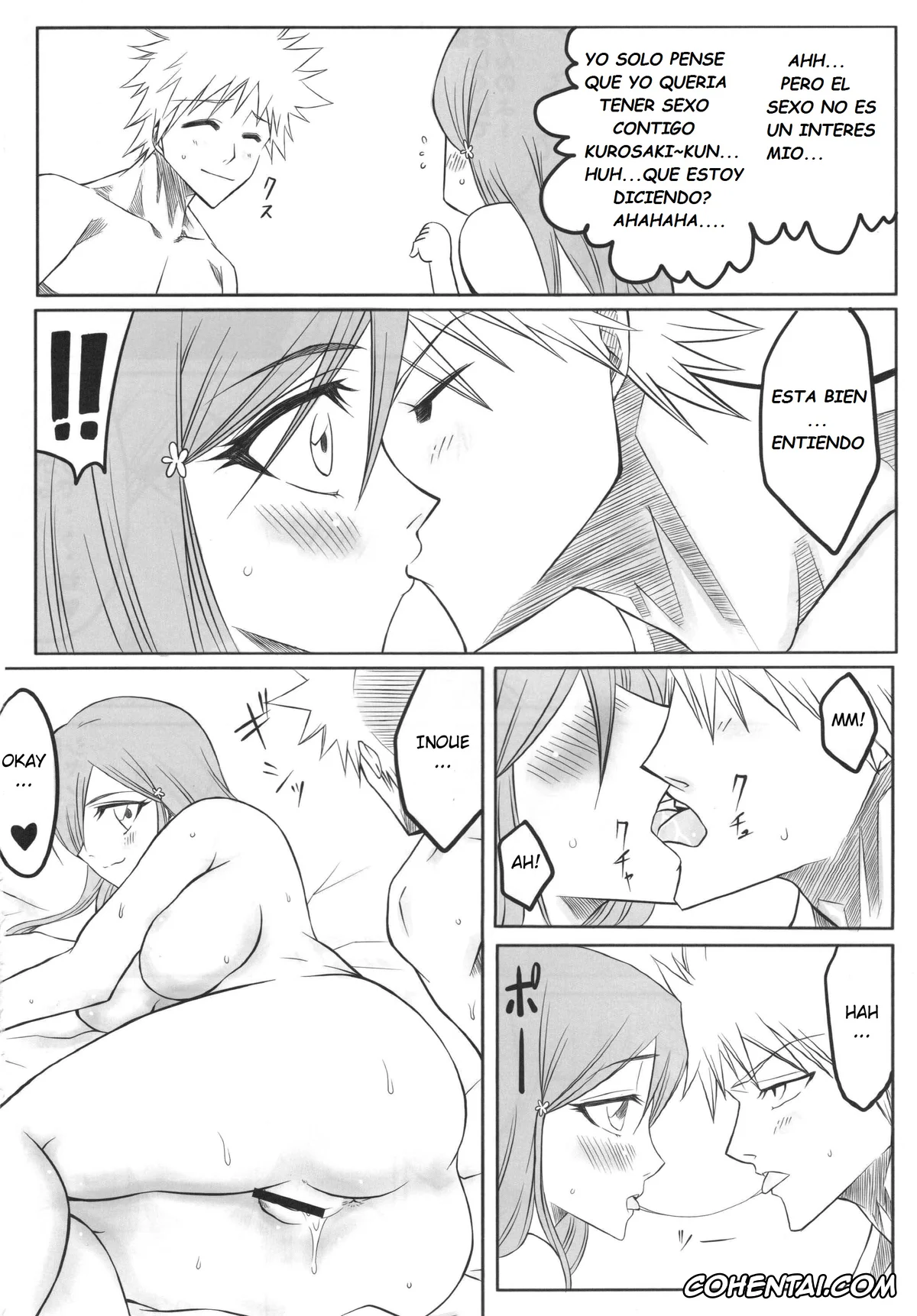 Bleach hentai, Ichigo Kurosaki hentai, Orihime Inoue hentai, Rangiku Matsumoto hentai, Ori (Bleach), pagina 15