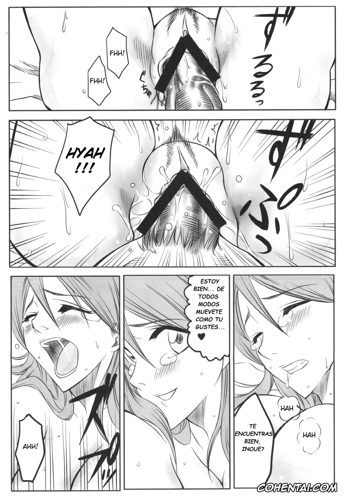 Bleach porno, Ichigo Kurosaki porno, Orihime Inoue porno, Rangiku Matsumoto porno, Ori (Bleach), pagina 17