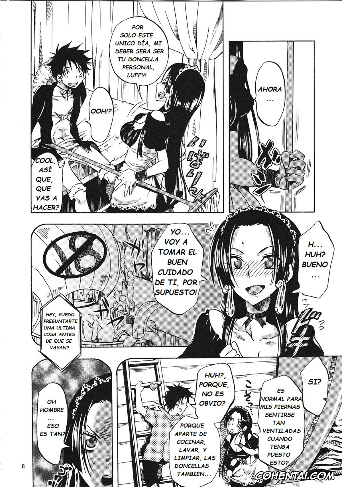 One Piece xxx, Boa Hancock xxx, Monkey D. Luffy xxx, Gohoushi Jotei (One Piece), pagina 7