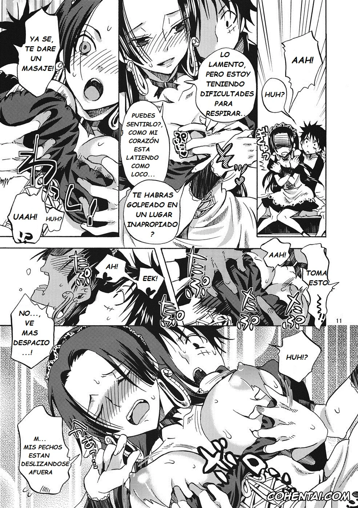 One Piece xxx, Boa Hancock xxx, Monkey D. Luffy xxx, Gohoushi Jotei (One Piece), pagina 10