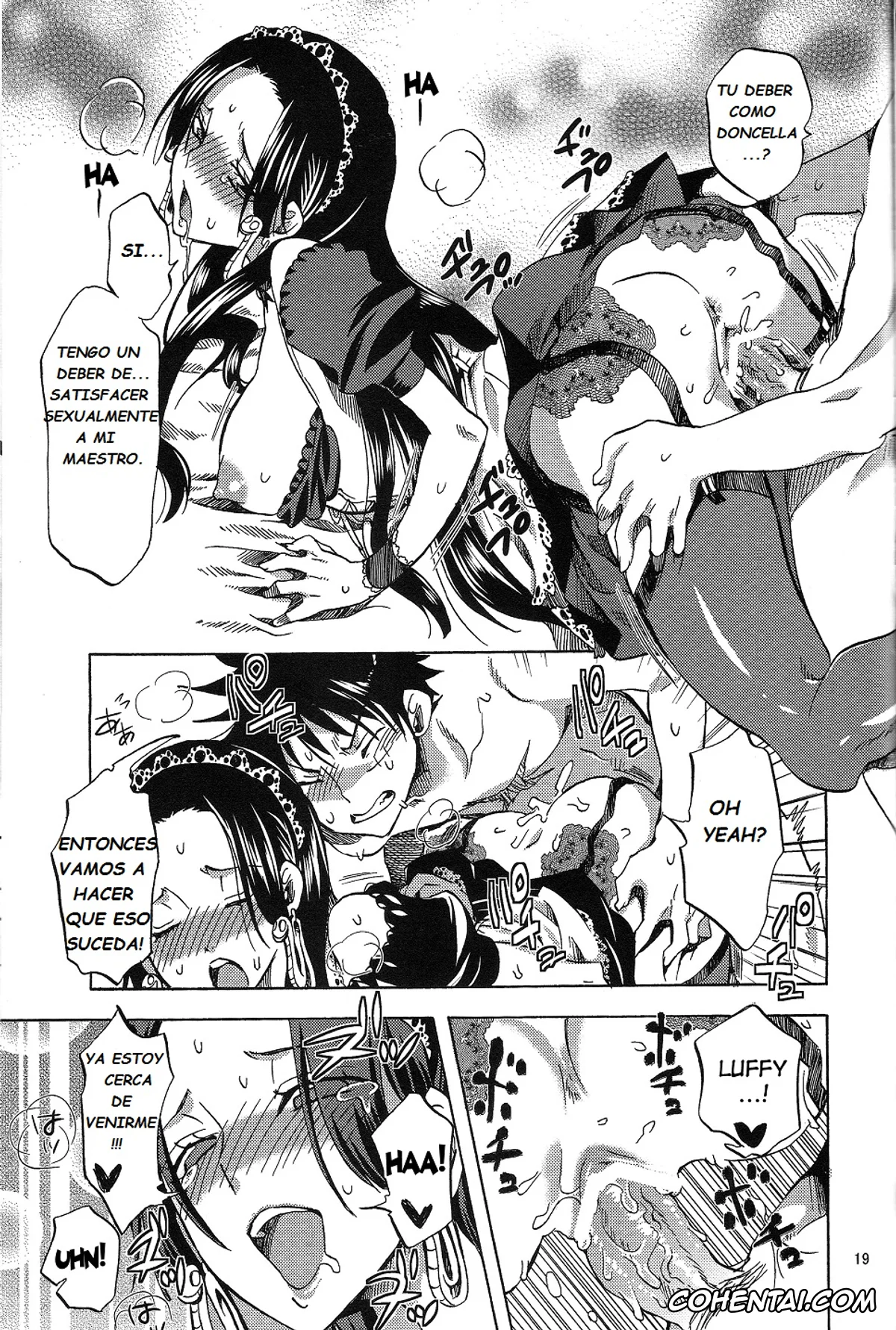 One Piece hentai, Boa Hancock hentai, Monkey D. Luffy hentai, Gohoushi Jotei (One Piece), pagina 18