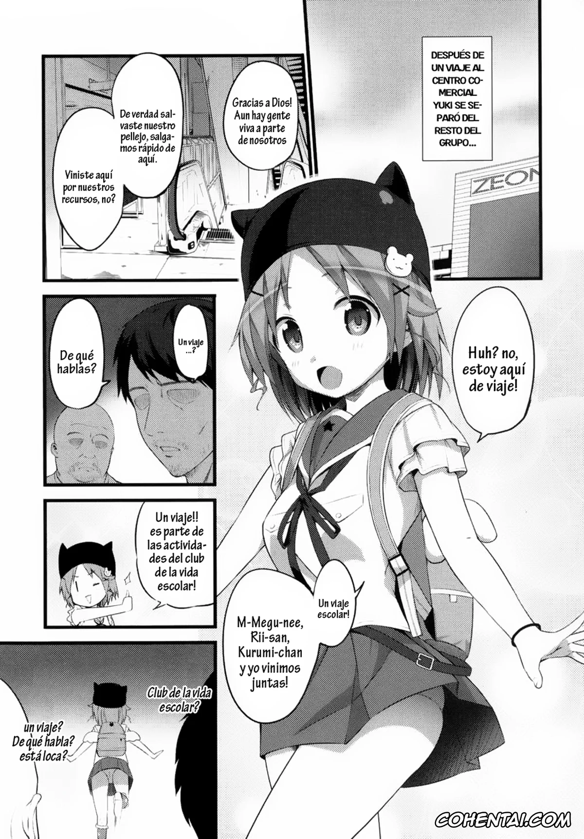Gakkou Gurashi! xxx, Yuki Takeya xxx, Banana wa Oyatsu ni Hairimasen (Gakkou Gurashi!), pagina 4