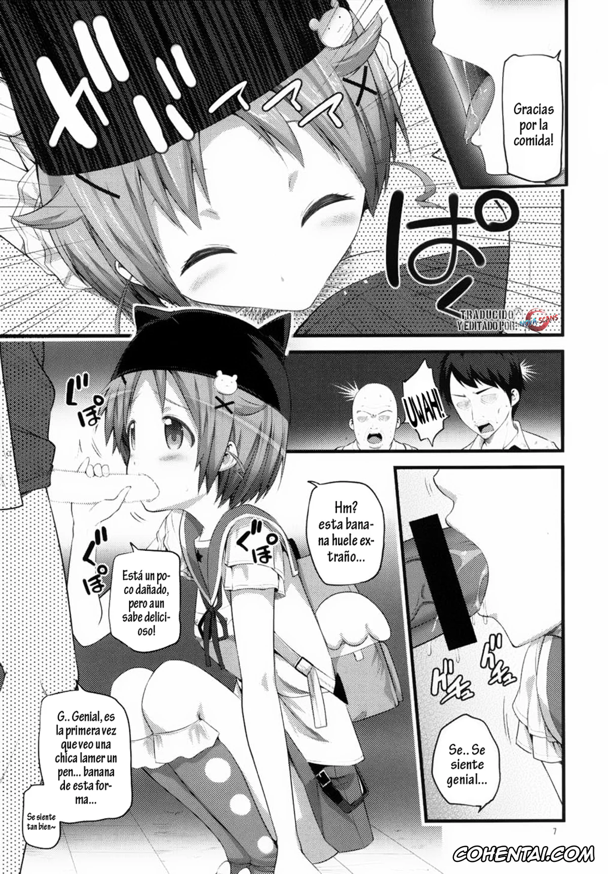 Gakkou Gurashi! hentai, Yuki Takeya hentai, Banana wa Oyatsu ni Hairimasen (Gakkou Gurashi!), pagina 6