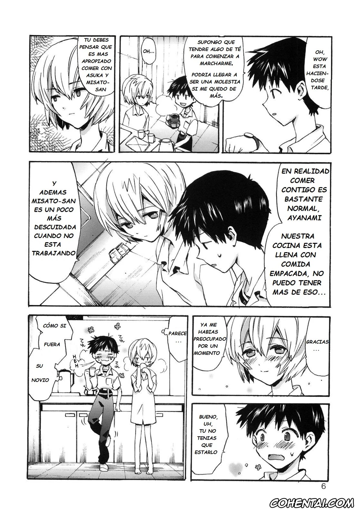 Neon Genesis Evangelion porno, Rei Ayanami porno, Shinji Ikari porno, Shinji to Ayanami ga Love Love | Love Rei X Shinji (Neon Genesis Evangelion), pagina 5