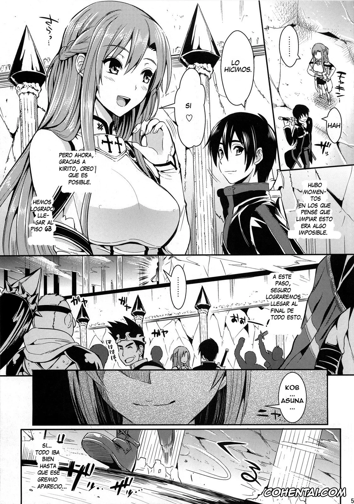 Sword Art Online xxx, Asuna Yuuki xxx, Kazuto Kirigaya | Kirito xxx, Shujou Seikou II α (Sword Art Online), pagina 4