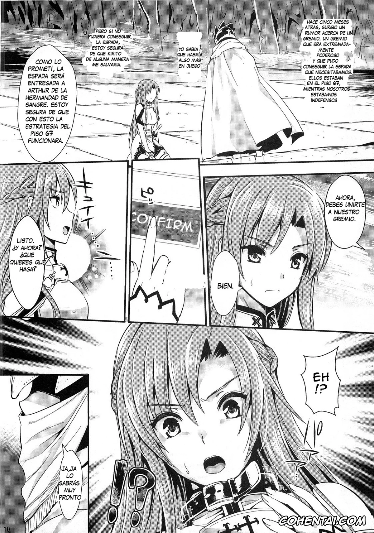 Sword Art Online hentai, Asuna Yuuki hentai, Kazuto Kirigaya | Kirito hentai, Shujou Seikou II α (Sword Art Online), pagina 9