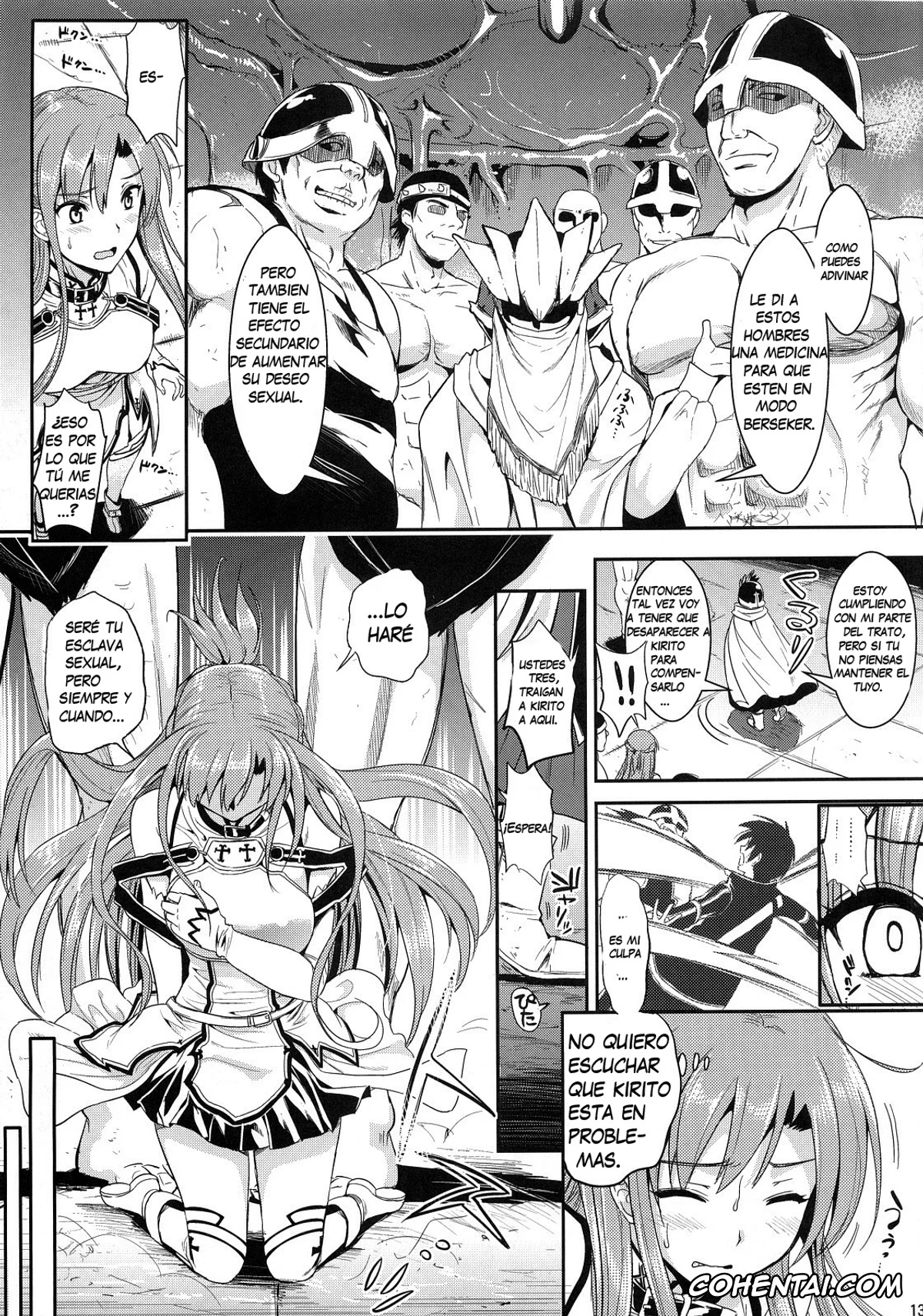 Sword Art Online hentai, Asuna Yuuki hentai, Kazuto Kirigaya | Kirito hentai, Shujou Seikou II α (Sword Art Online), pagina 12