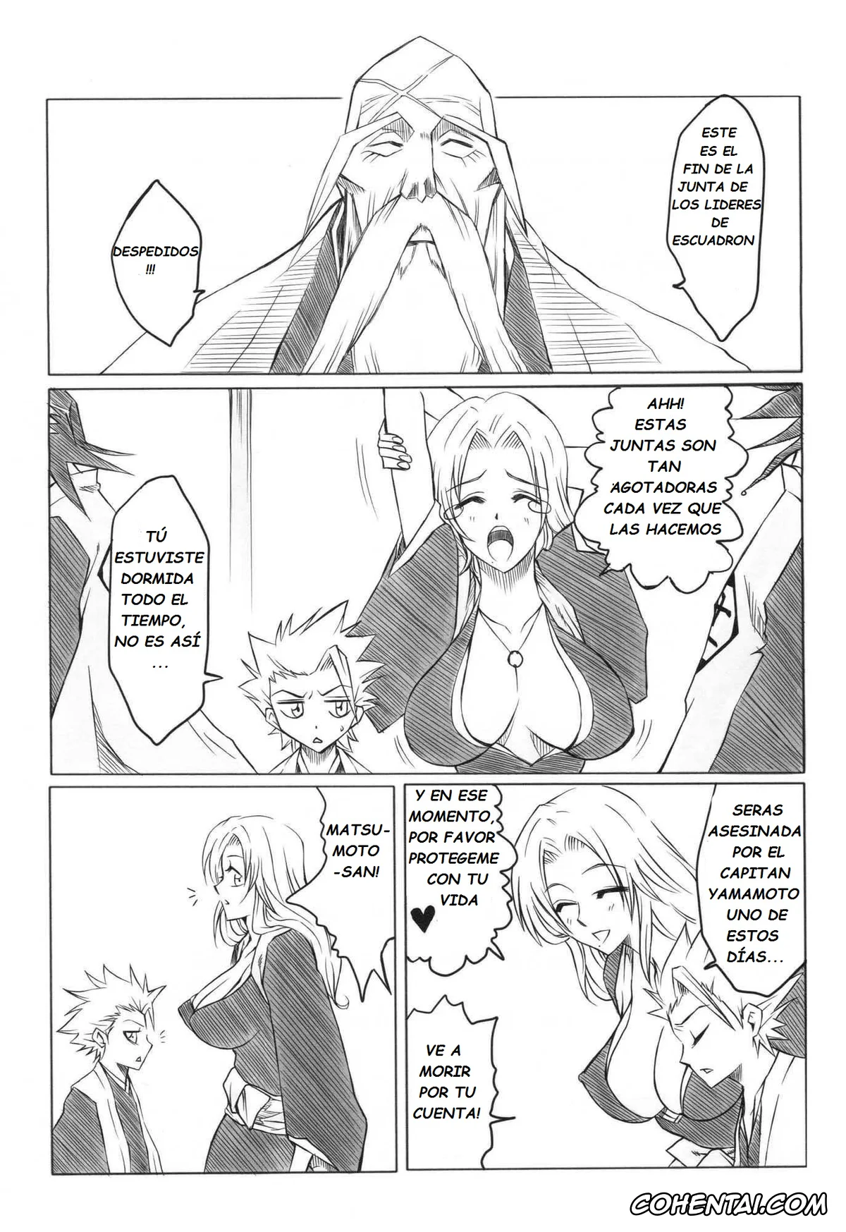 Bleach hentai, Rangiku Matsumoto hentai, Ran (Bleach), pagina 3