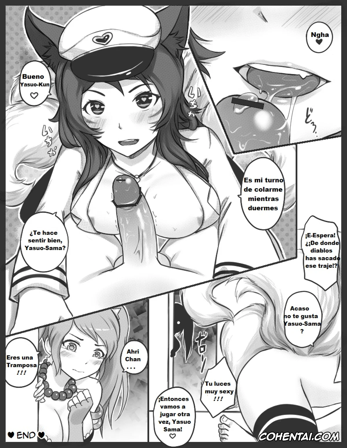League of Legends hentai, Ahri hentai, Yasuo hentai, Fox Charm (Ahri x Yasuo) (League of Legends), pagina 24