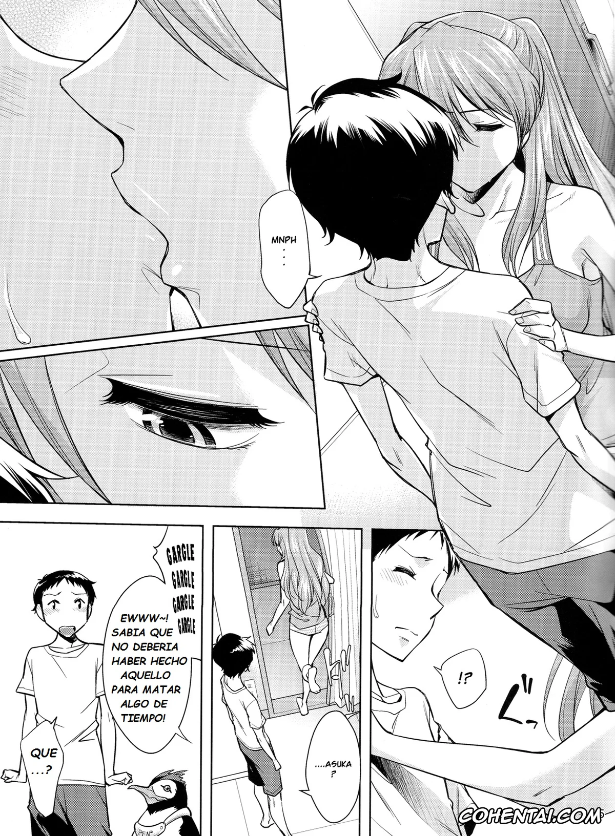 Neon Genesis Evangelion hentai, Asuka Langley Soryu hentai, Shinji Ikari hentai, Second Children (Neon Genesis Evangelion), pagina 6