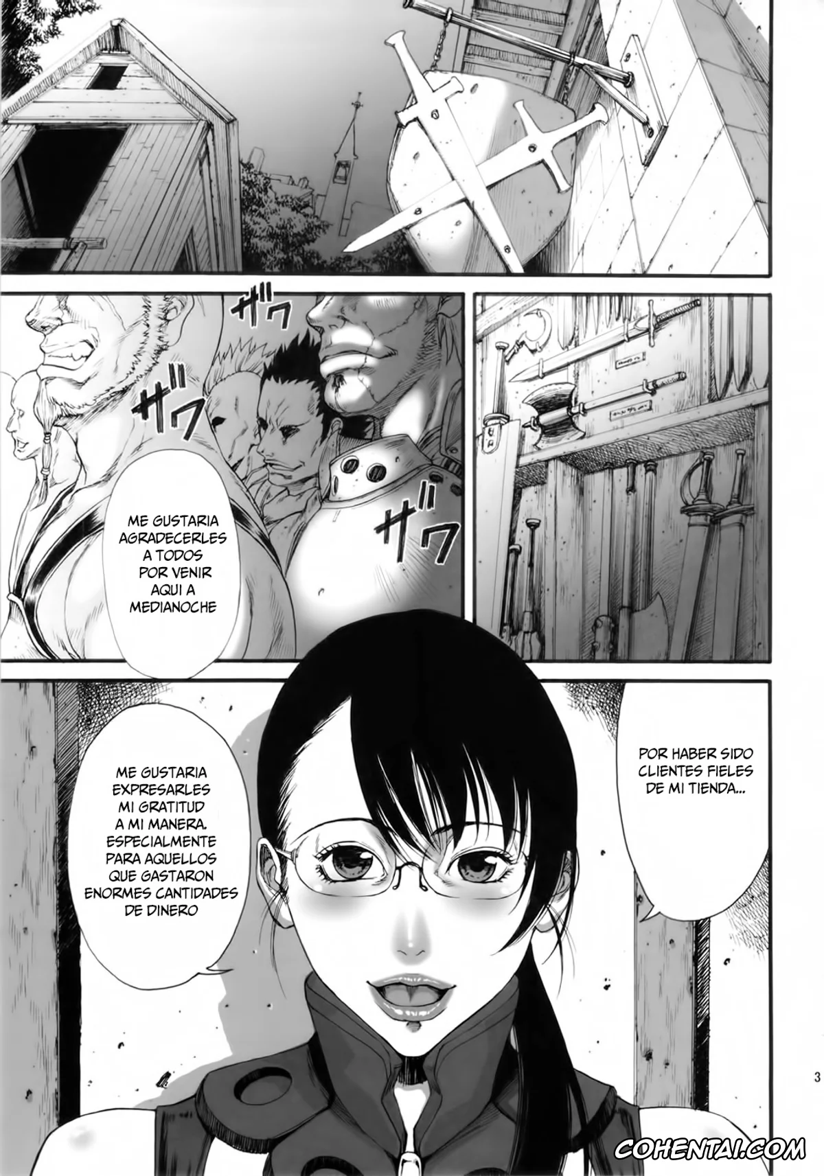 Queen's Blade hentai, Cattleya hentai, MamaZon (Queen’s Blade), pagina 3