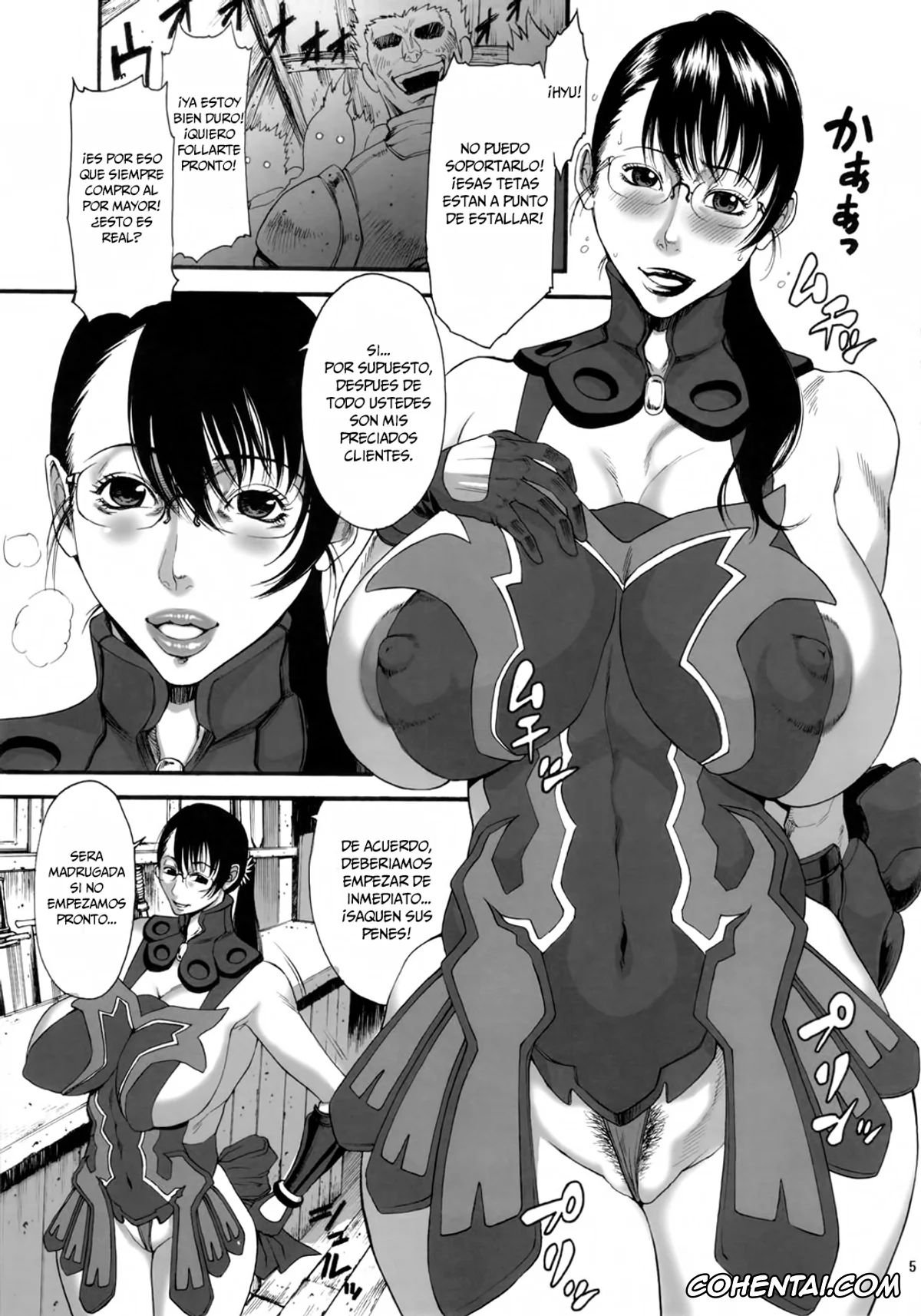 Queen's Blade porno, Cattleya porno, MamaZon (Queen’s Blade), pagina 5