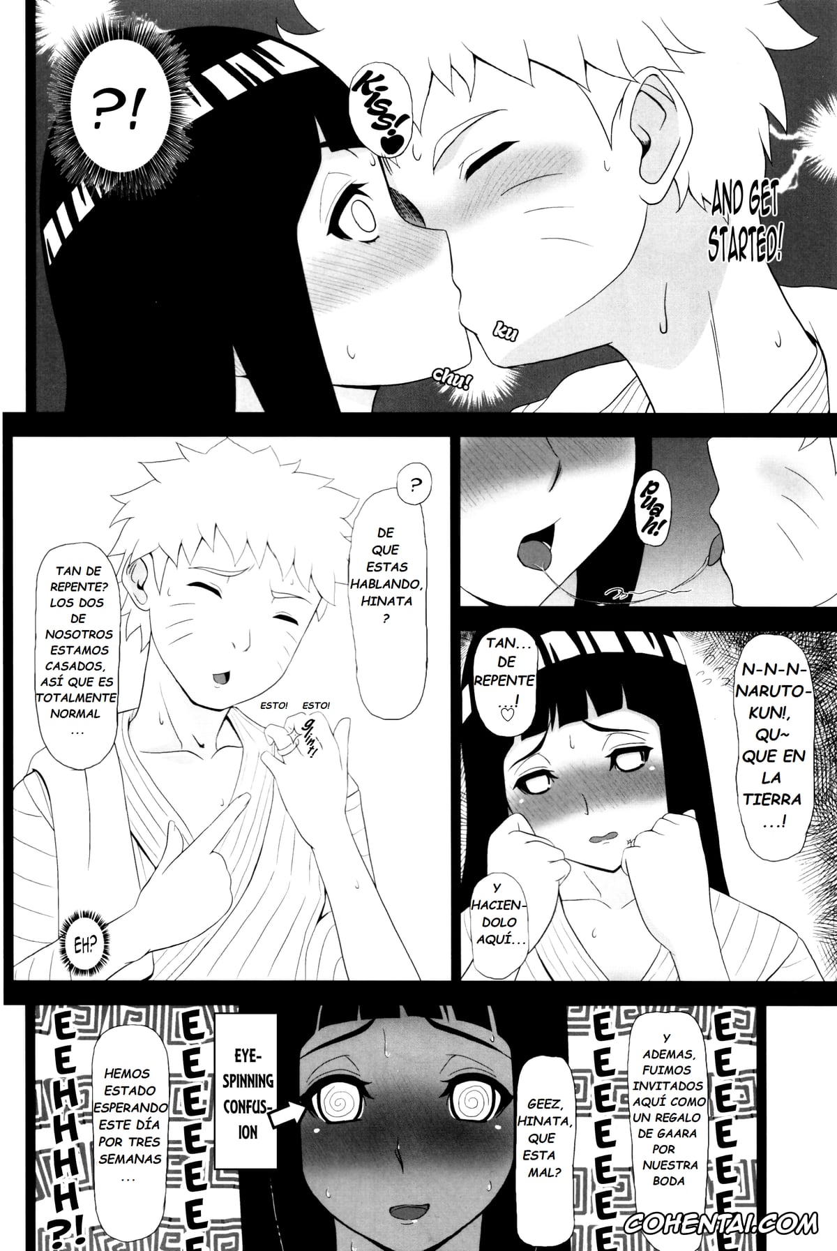 NARUTO hentai, Hinata Hyuga hentai, Naruto Uzumaki hentai, Hinata Hon (Naruto), pagina 3