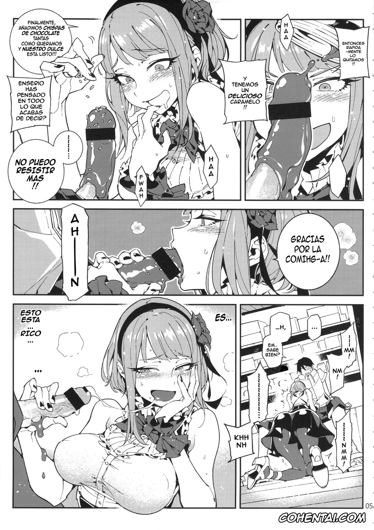 Dagashi Kashi hentai, Hotaru Shidare hentai, Kokonotsu Shikada hentai, Saya Endou hentai, So Sensou (Dagashi Kashi), pagina 6