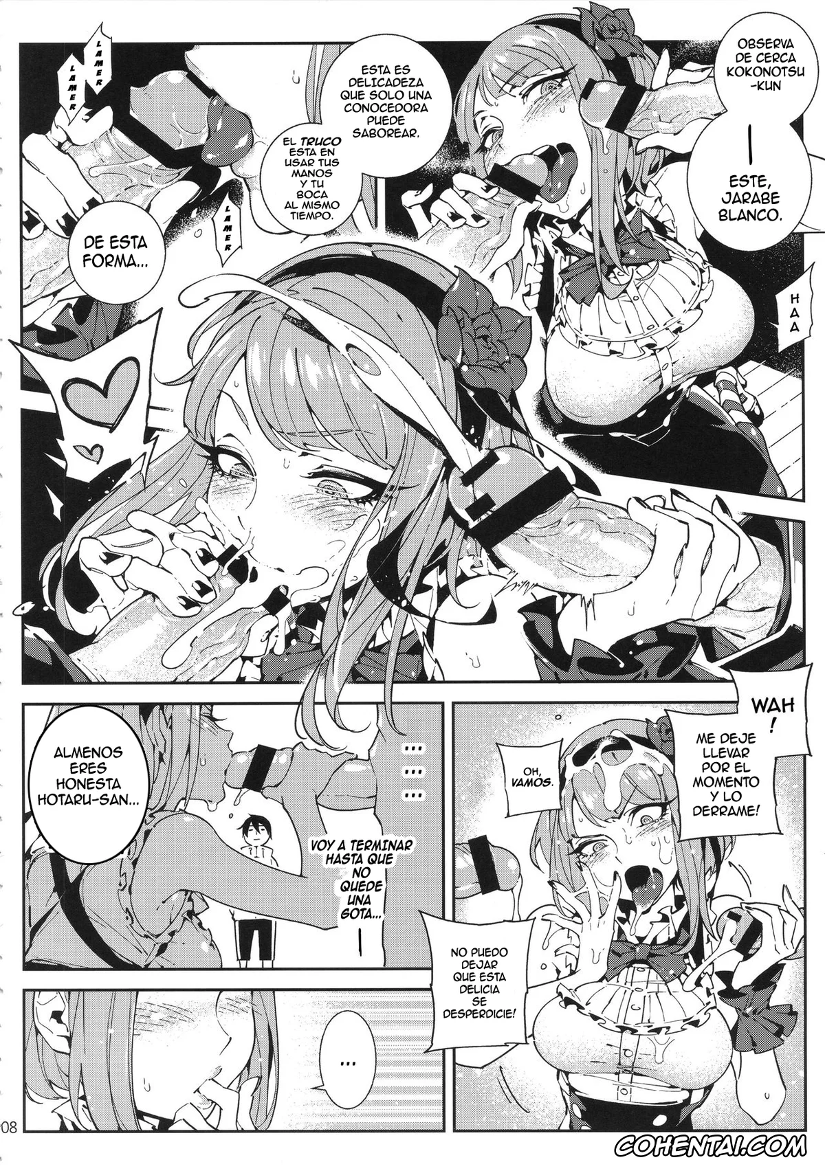 Dagashi Kashi hentai, Hotaru Shidare hentai, Kokonotsu Shikada hentai, Saya Endou hentai, So Sensou (Dagashi Kashi), pagina 9