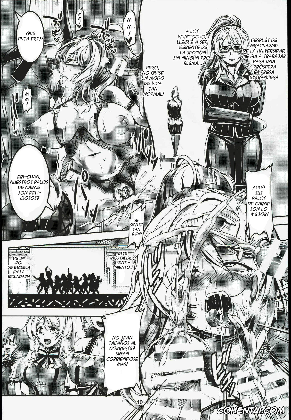 Love Live! hentai, Eli Ayase hentai, Eri 29-sai Aokan Roshutsu (Love Live!), pagina 12