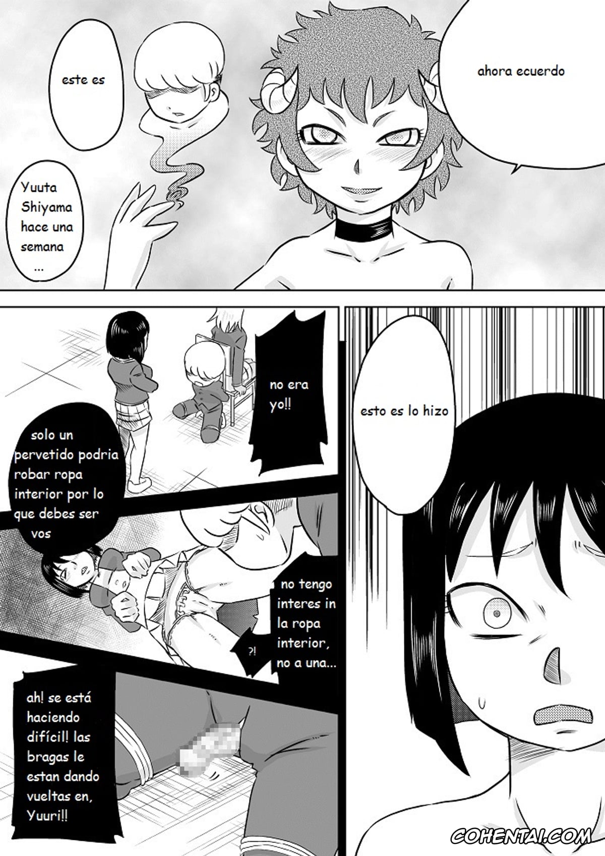 Original hentai, Onaho-ka Shita Shoujo x Futanari-ka Shita Shoujo, pagina 6
