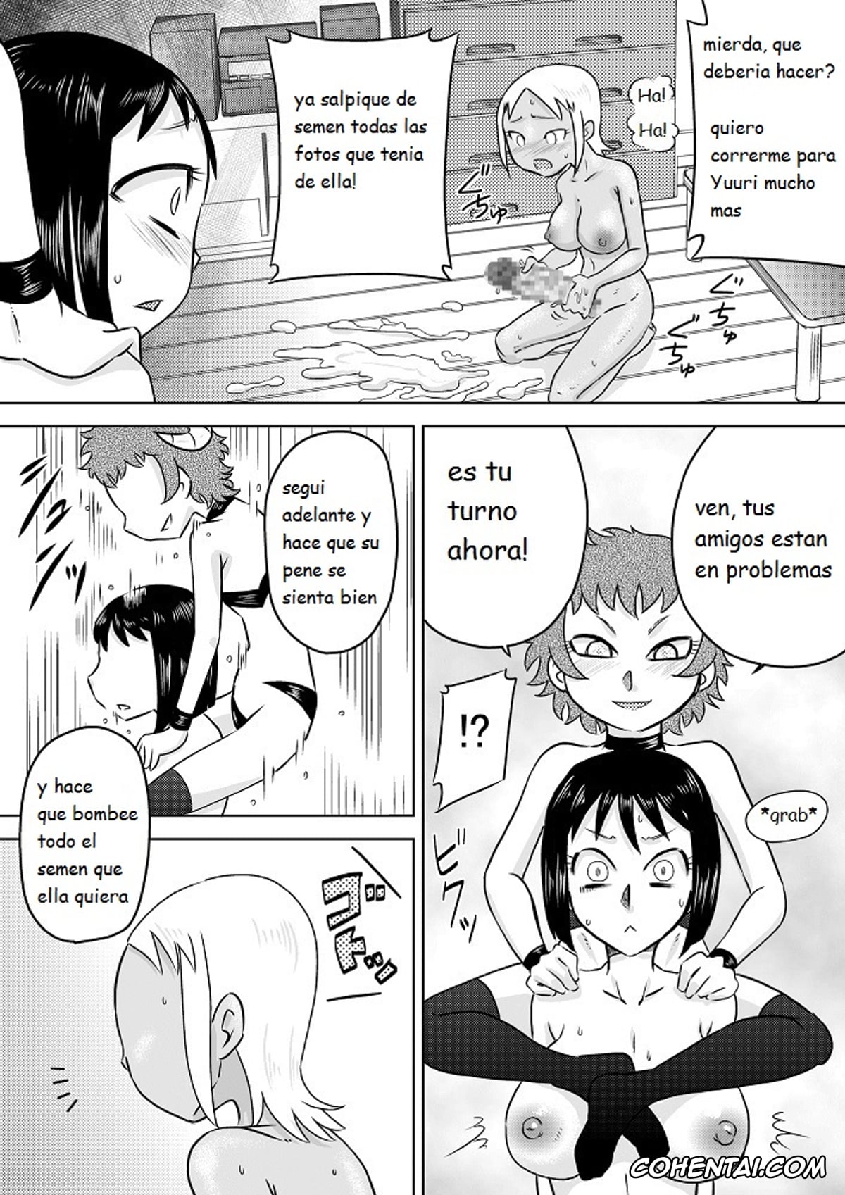 Original hentai, Onaho-ka Shita Shoujo x Futanari-ka Shita Shoujo, pagina 12
