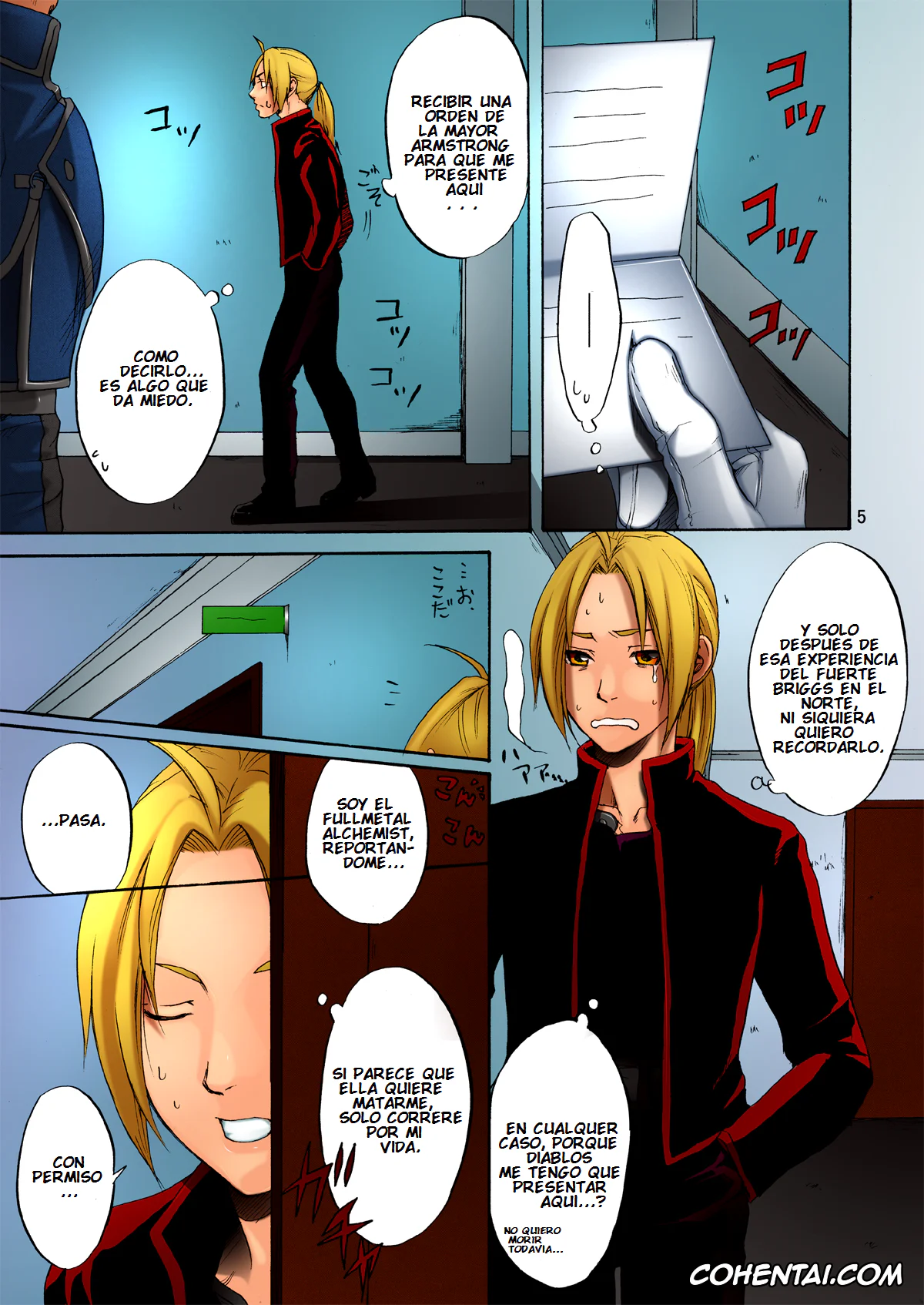 Fullmetal Alchemist | Hagane No Renkinjutsushi xxx, Edward Elric xxx, Olivier Mira Armstrong xxx, Riza Hawkeye xxx, SOIX 3 (Fullmetal Alchemist), pagina 4
