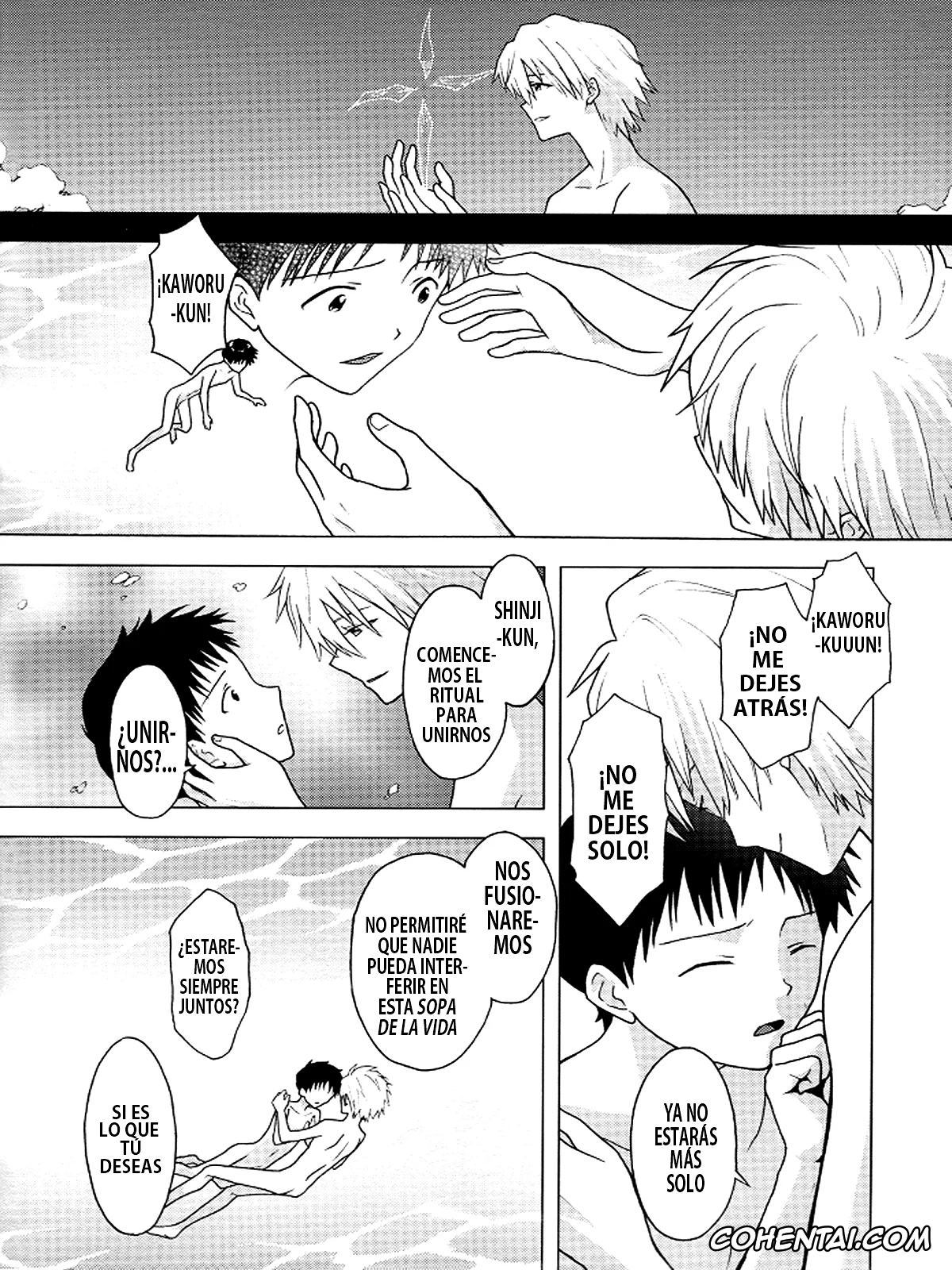 Neon Genesis Evangelion porno, Kaworu Nagisa porno, Shinji Ikari porno, SABBATH (Neon Genesis Evangelion), pagina 5