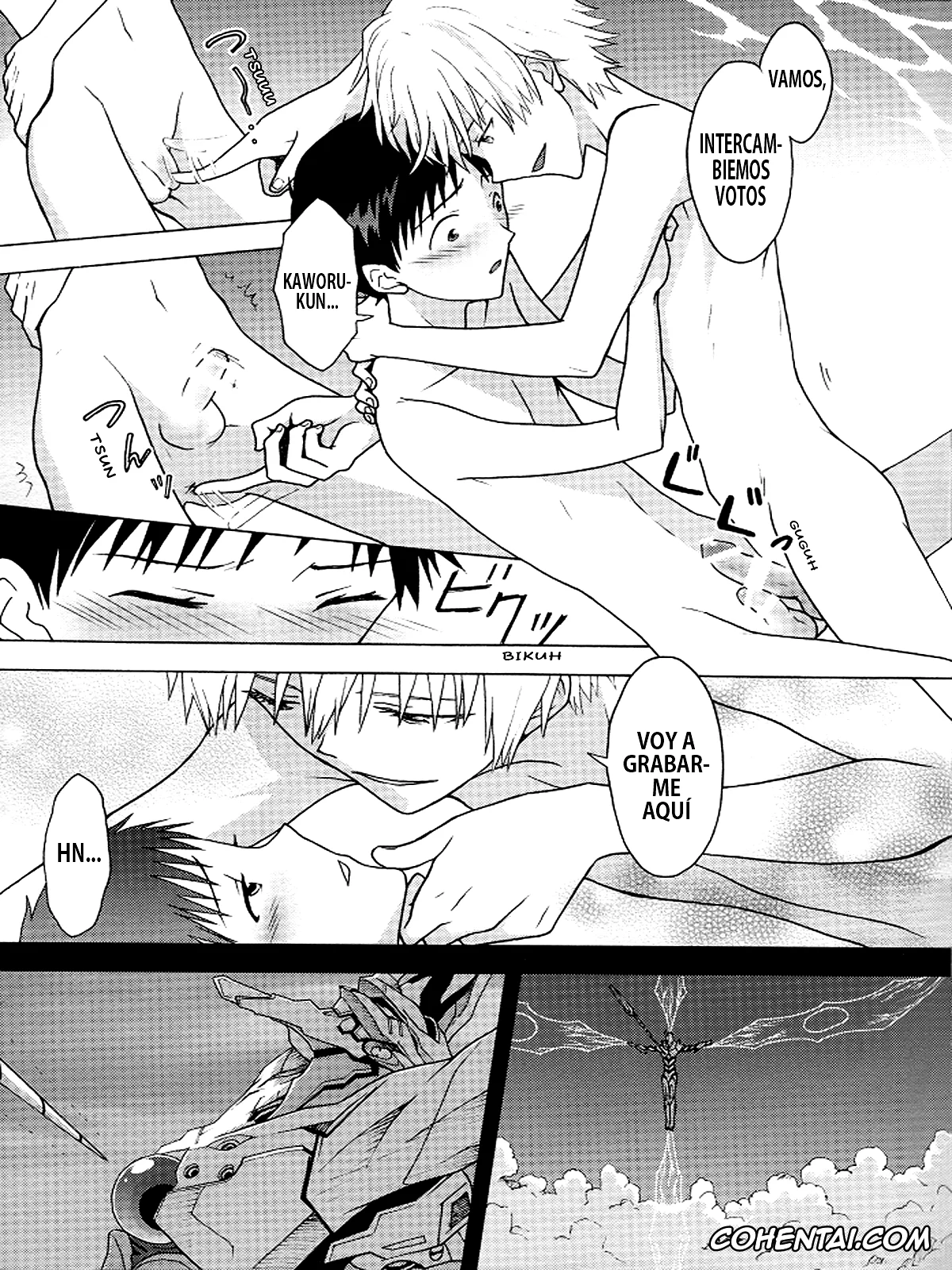 Neon Genesis Evangelion hentai, Kaworu Nagisa hentai, Shinji Ikari hentai, SABBATH (Neon Genesis Evangelion), pagina 6