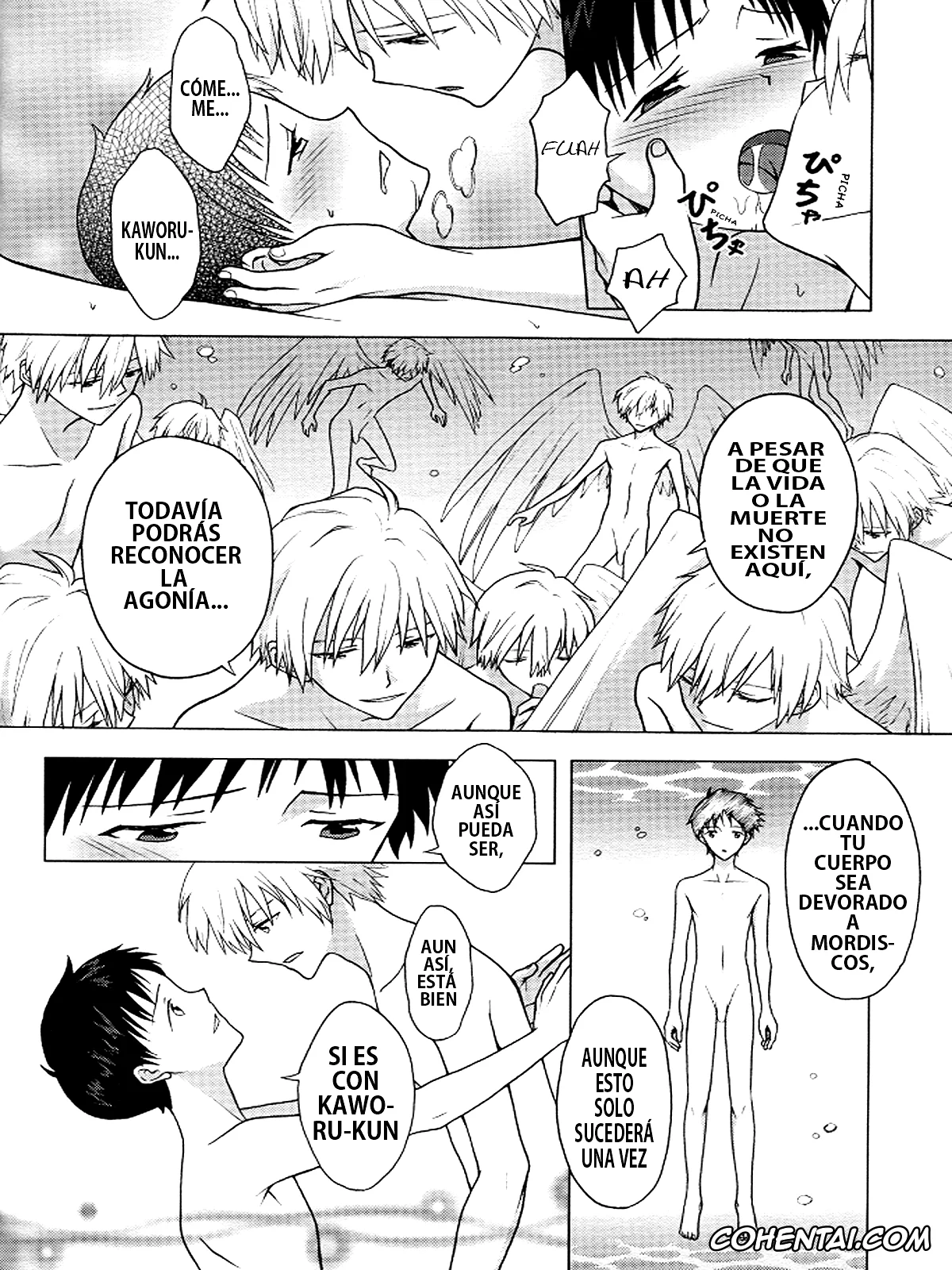 Neon Genesis Evangelion hentai, Kaworu Nagisa hentai, Shinji Ikari hentai, SABBATH (Neon Genesis Evangelion), pagina 15