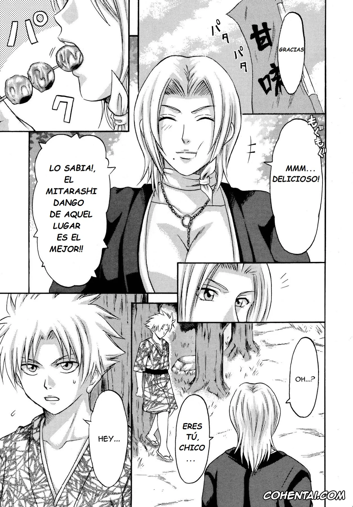 Bleach porno, Rangiku Matsumoto porno, Toushirou Hitsugaya porno, Tonkatsu Evolution IV (Bleach), pagina 2