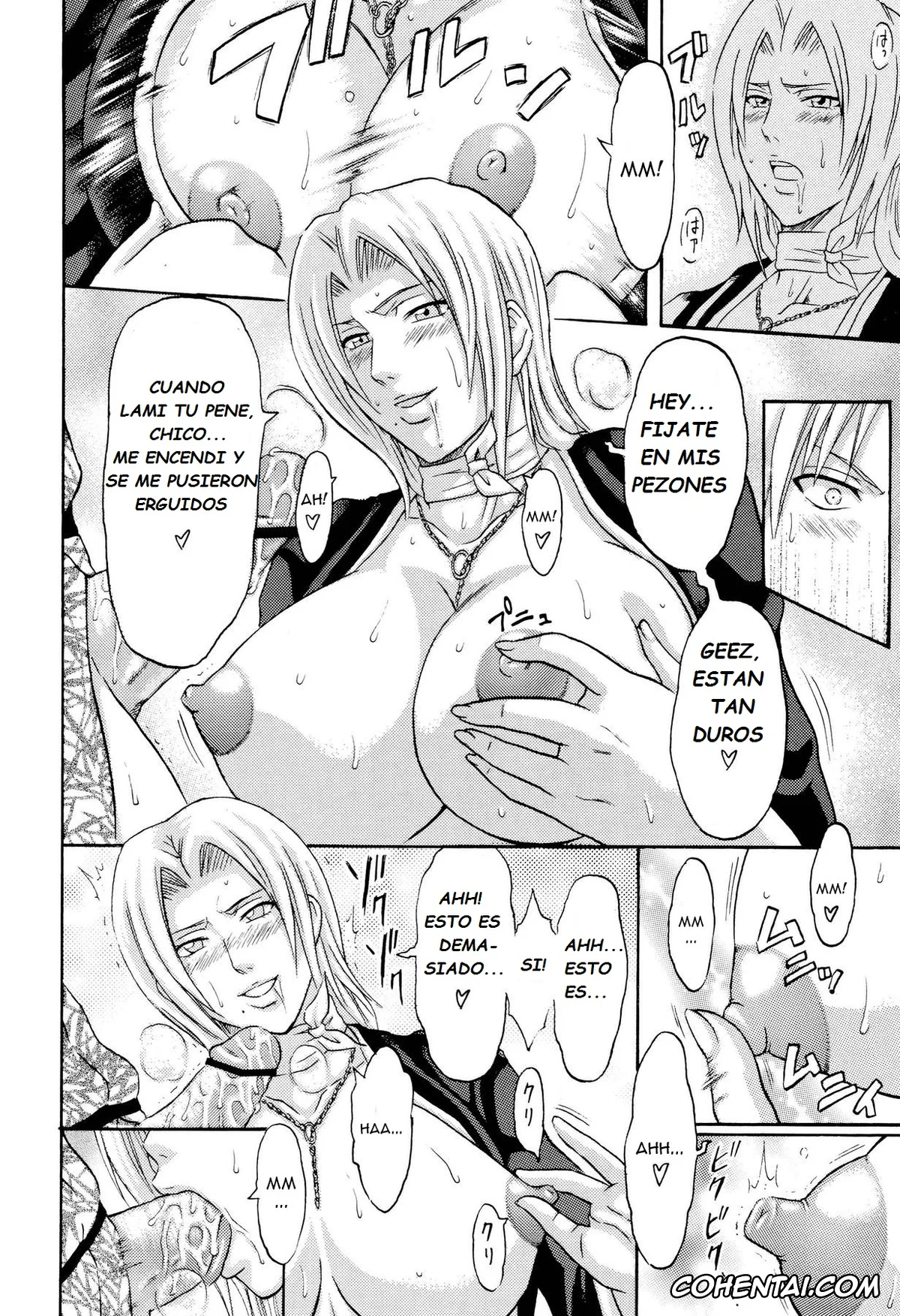 Bleach porno, Rangiku Matsumoto porno, Toushirou Hitsugaya porno, Tonkatsu Evolution IV (Bleach), pagina 8