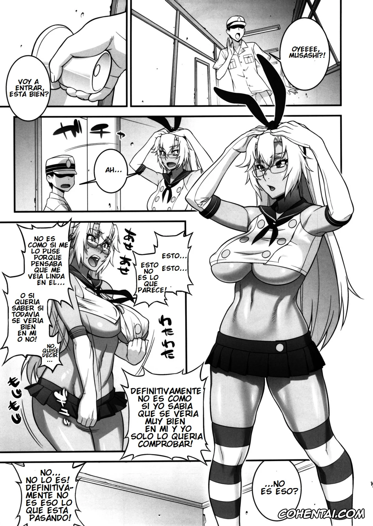 Kantai Collection -KanColle- hentai, Musashi hentai, Shimakaze hentai, Teitoku hentai, Musashi no Dokidoki Daisakusen | Musashi’s Heart-Pounding Great Strategy! (Kantai Collection), pagina 12