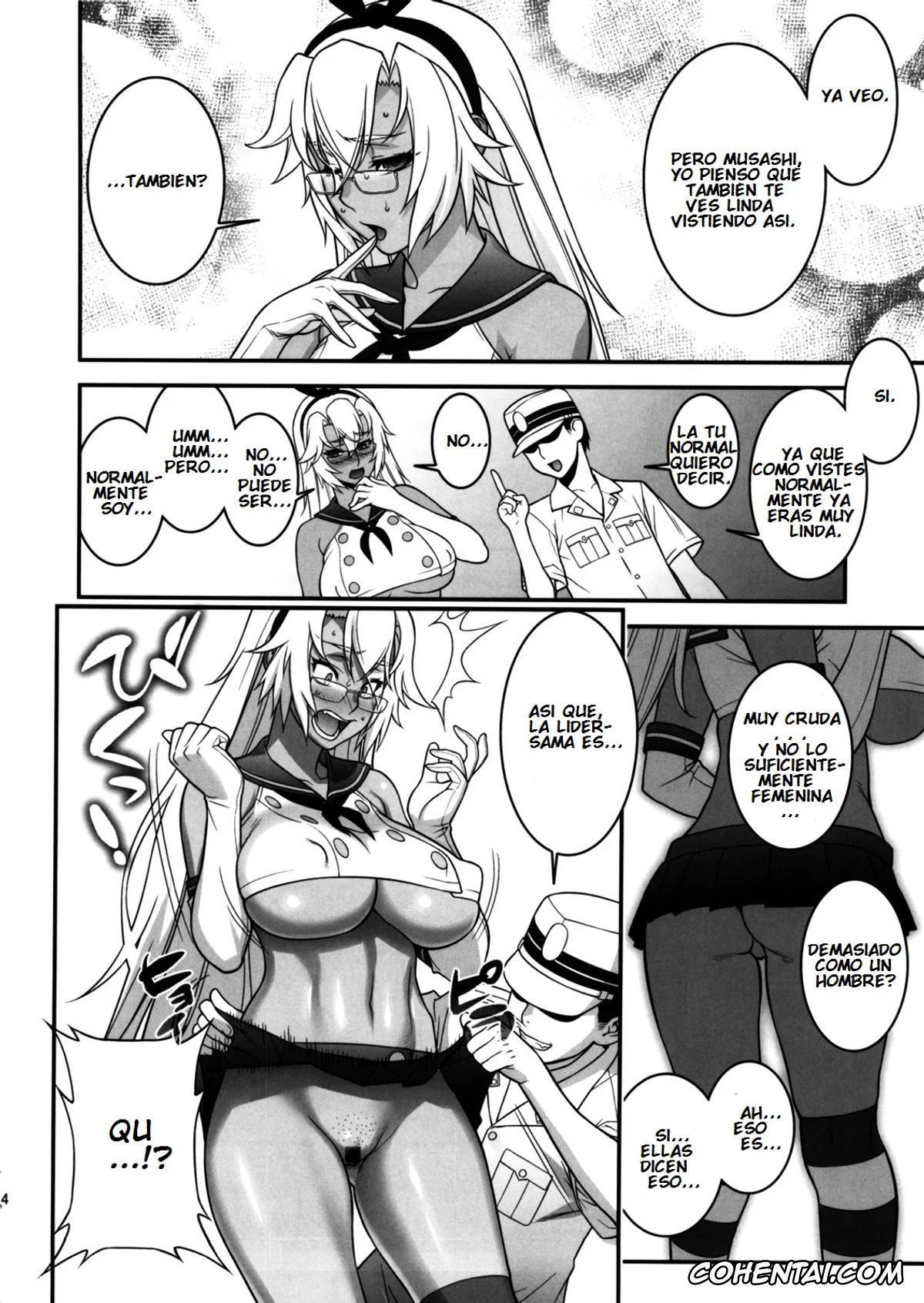Kantai Collection -KanColle- xxx, Musashi xxx, Shimakaze xxx, Teitoku xxx, Musashi no Dokidoki Daisakusen | Musashi’s Heart-Pounding Great Strategy! (Kantai Collection), pagina 13