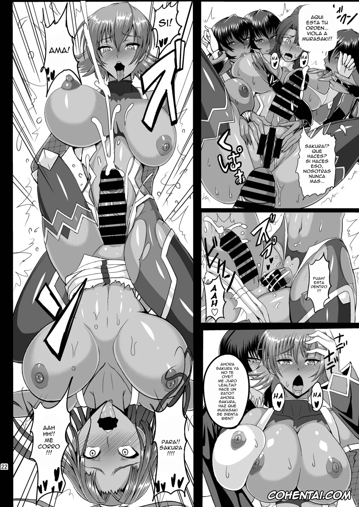 Taimanin Asagi xxx, Asagi Igawa xxx, Murasaki Yatsu xxx, Sakura Igawa xxx, Kyuuketsuki Asagi -Kanin Choukyou Dorei- (Taimanin Asagi), pagina 22