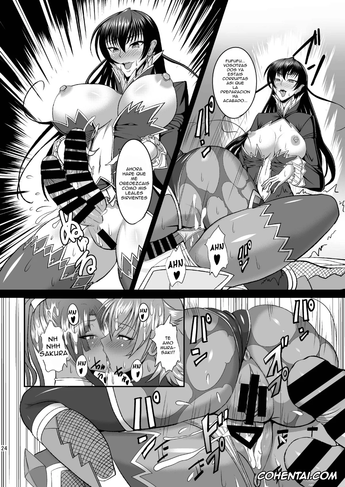 Taimanin Asagi hentai, Asagi Igawa hentai, Murasaki Yatsu hentai, Sakura Igawa hentai, Kyuuketsuki Asagi -Kanin Choukyou Dorei- (Taimanin Asagi), pagina 24