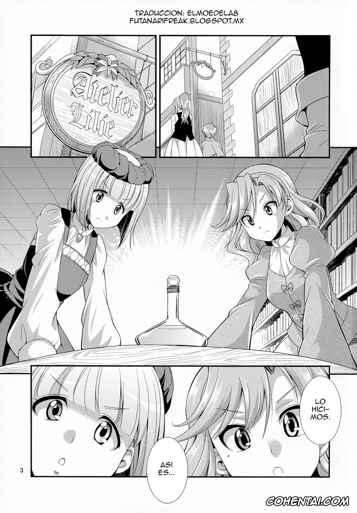 Atelier Lilie hentai, FutanaLilie no Atelier (Atelier Lilie ~The Alchemist of Salburg 3~), pagina 3