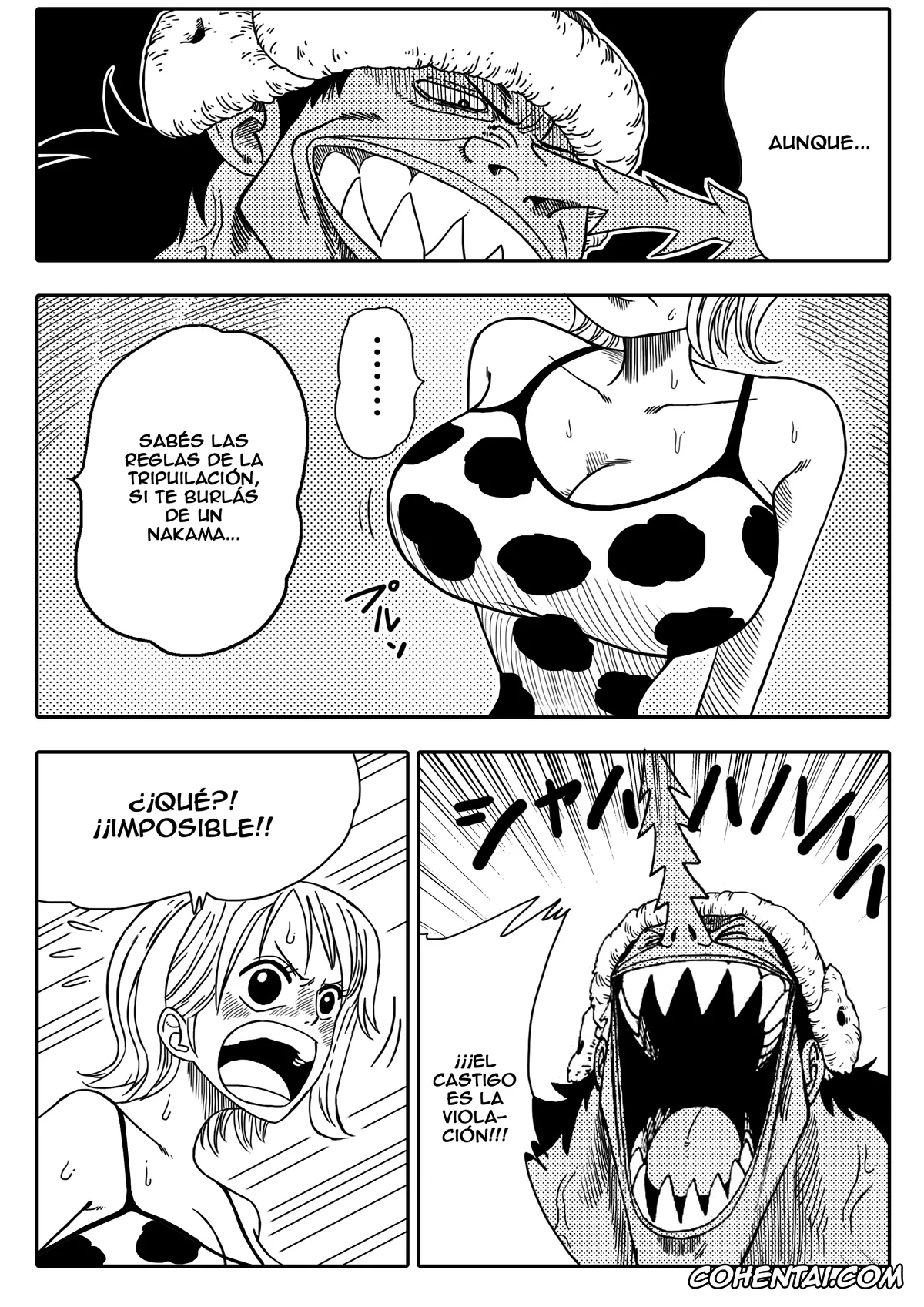 One Piece hentai, Arlong hentai, Nami hentai, Two Piece – Nami vs Arlong (One Piece), pagina 6