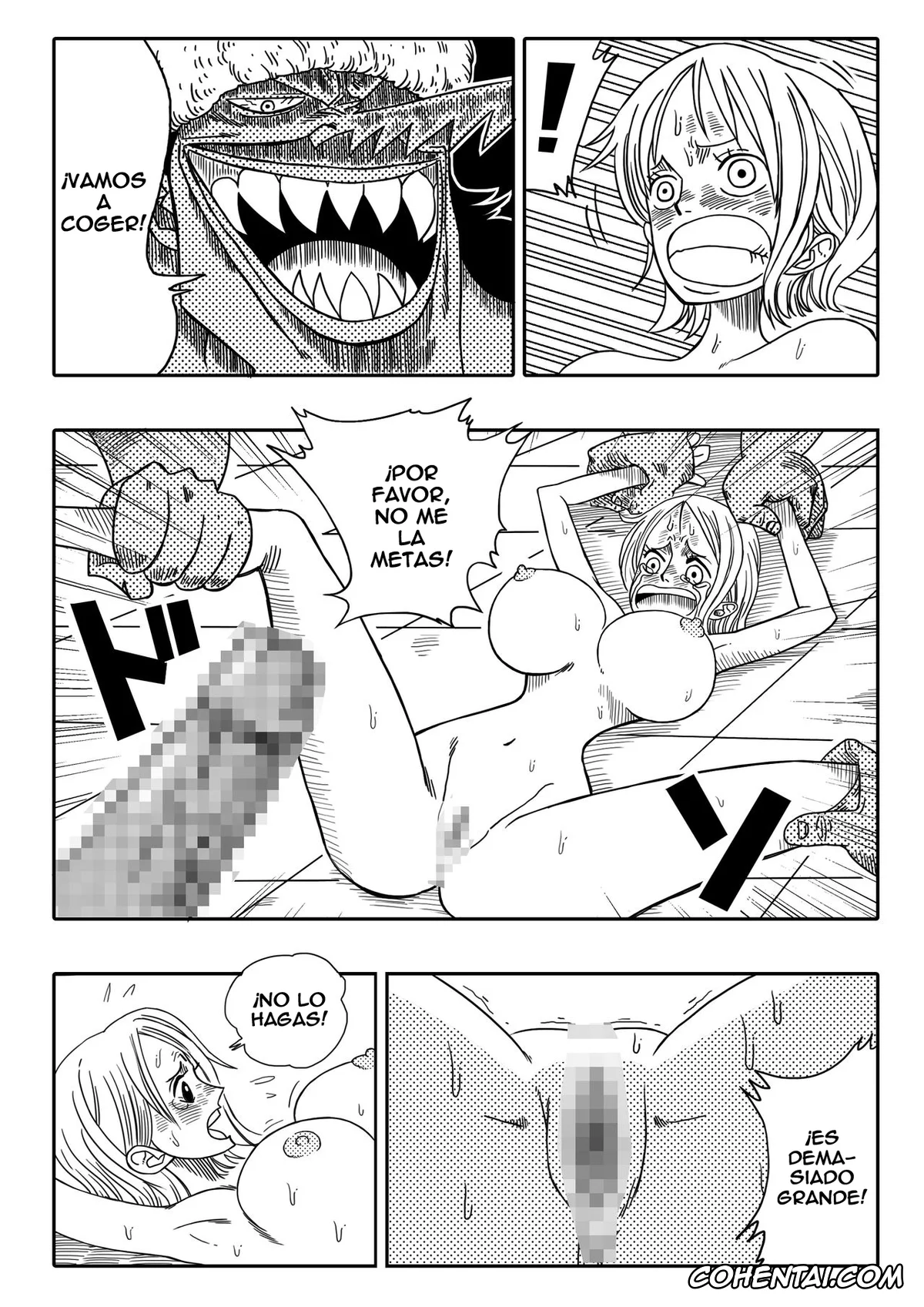 One Piece porno, Arlong porno, Nami porno, Two Piece – Nami vs Arlong (One Piece), pagina 14