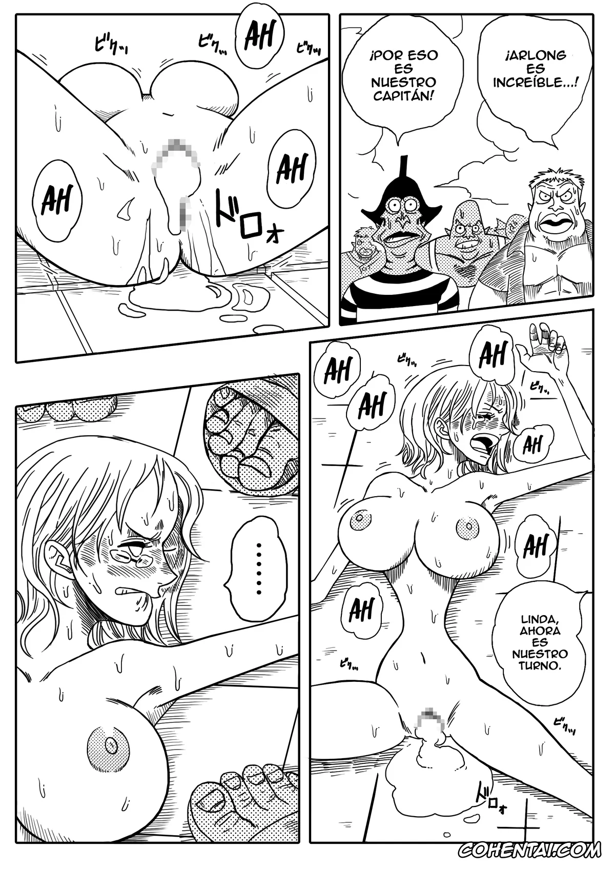 One Piece xxx, Arlong xxx, Nami xxx, Two Piece – Nami vs Arlong (One Piece), pagina 19