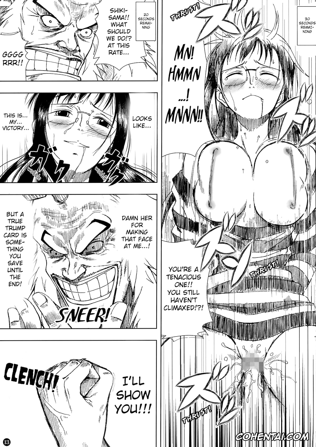 One Piece porno, Brook porno, Franky porno, Nico Robin porno, Shiki porno, Akuma no Mi no Tsukaikata (One Piece), pagina 14