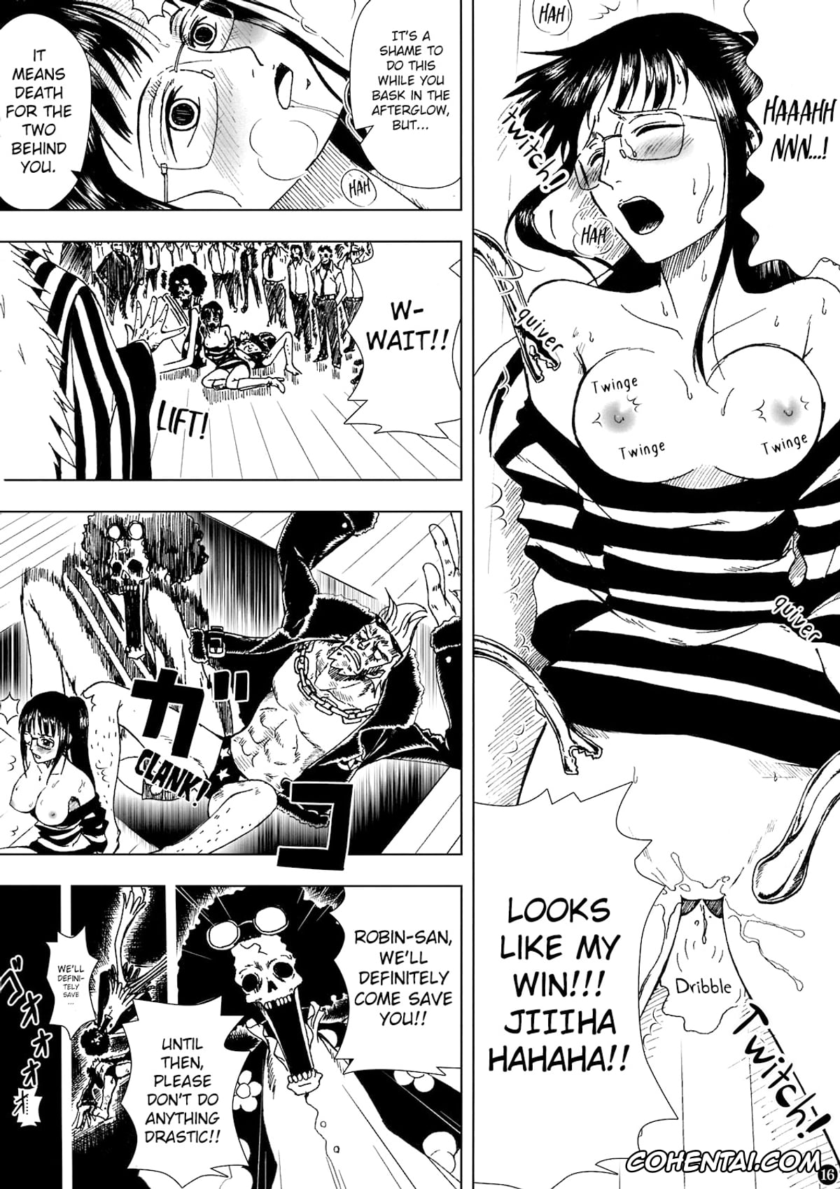 One Piece porno, Brook porno, Franky porno, Nico Robin porno, Shiki porno, Akuma no Mi no Tsukaikata (One Piece), pagina 17