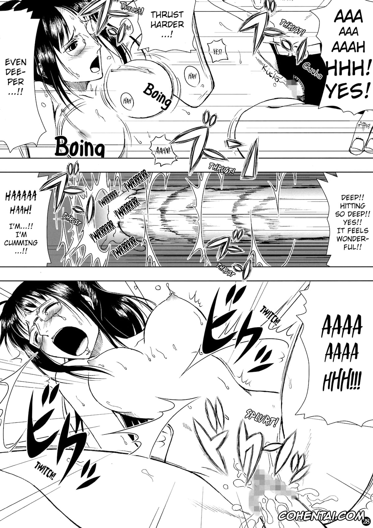 One Piece xxx, Brook xxx, Franky xxx, Nico Robin xxx, Shiki xxx, Akuma no Mi no Tsukaikata (One Piece), pagina 28
