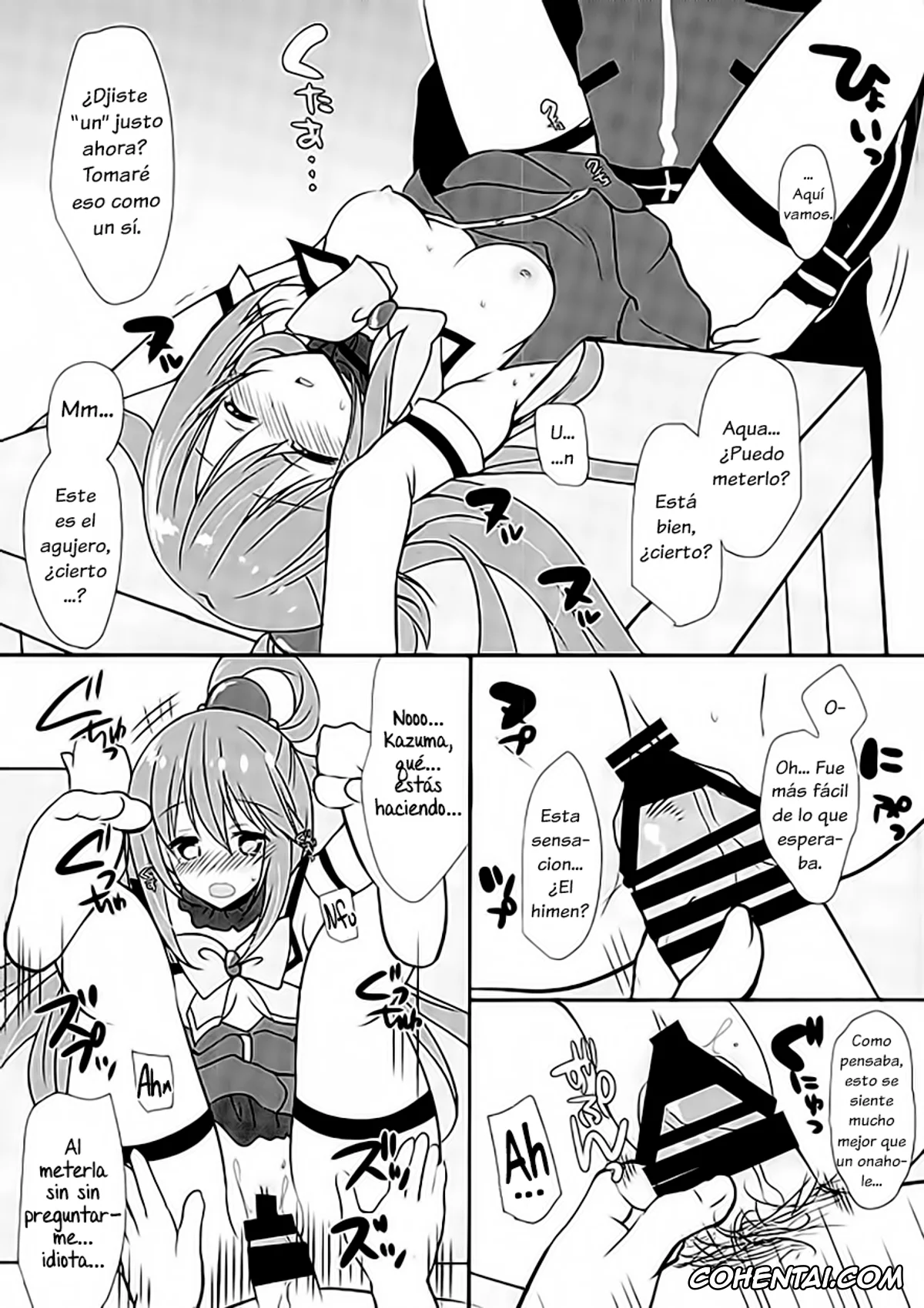Kono Subarashii Sekai ni Syukufuku o! hentai, Aqua hentai, Kazuma Satou hentai, Zettai Sekinin Torinasai yo ne (Kono Subarashii Sekai ni Syukufuku o!), pagina 9