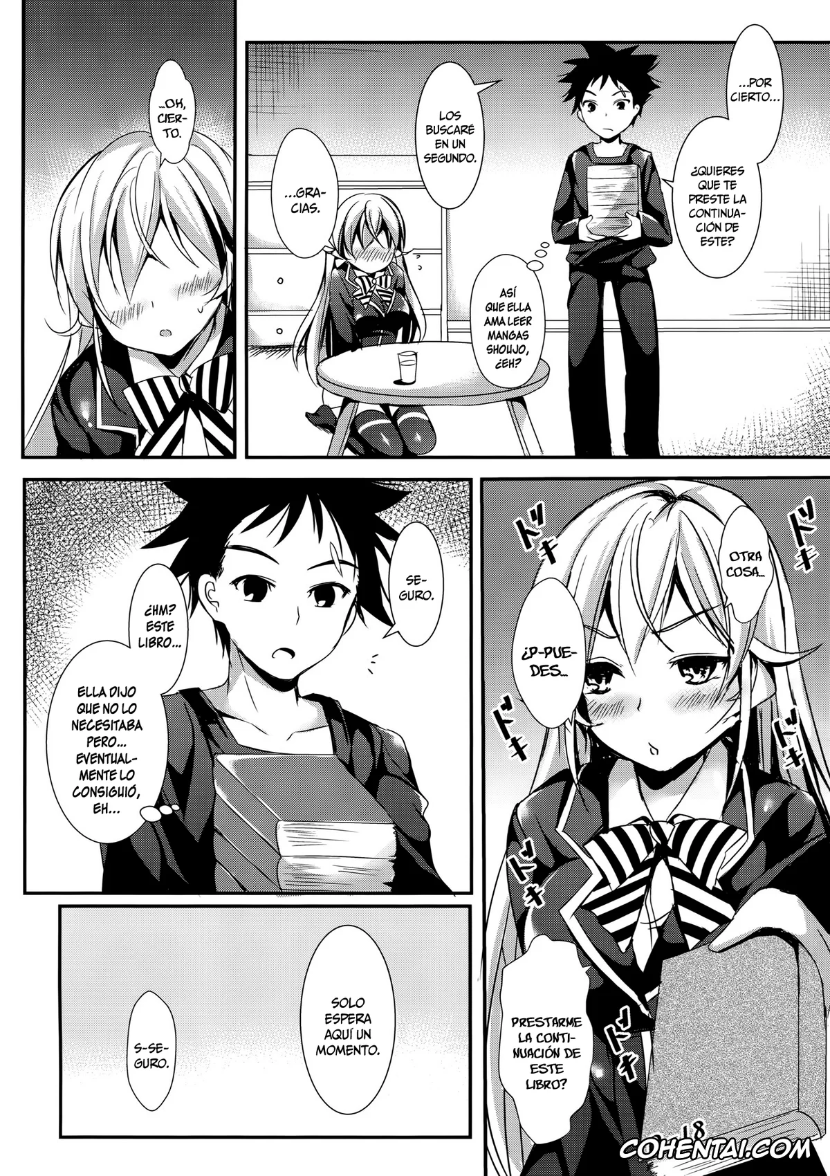 Shokugeki no Soma hentai, Erina Nakiri hentai, Souma Yukihira hentai, Erina to Shoujo Manga (Shokugeki no Soma), pagina 3