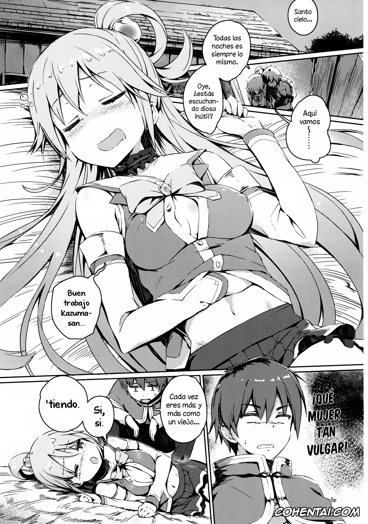 Kono Subarashii Sekai ni Syukufuku o! hentai, Aqua hentai, Kazuma Satou hentai, Kono Nikutarashii Megami no Icha Love o! (Kono Subarashii Sekai ni Syukufuku o!), pagina 3
