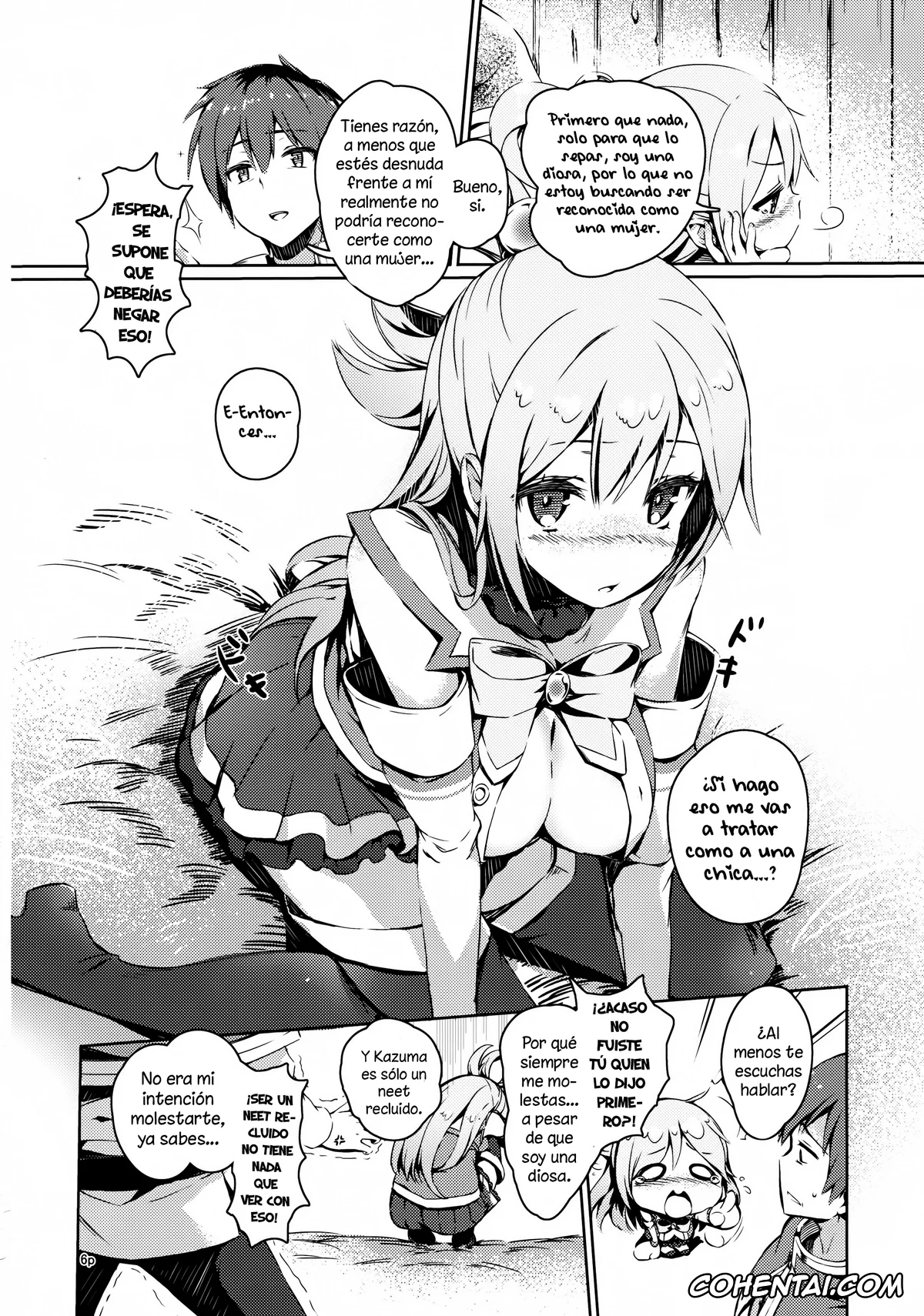 Kono Subarashii Sekai ni Syukufuku o! xxx, Aqua xxx, Kazuma Satou xxx, Kono Nikutarashii Megami no Icha Love o! (Kono Subarashii Sekai ni Syukufuku o!), pagina 4